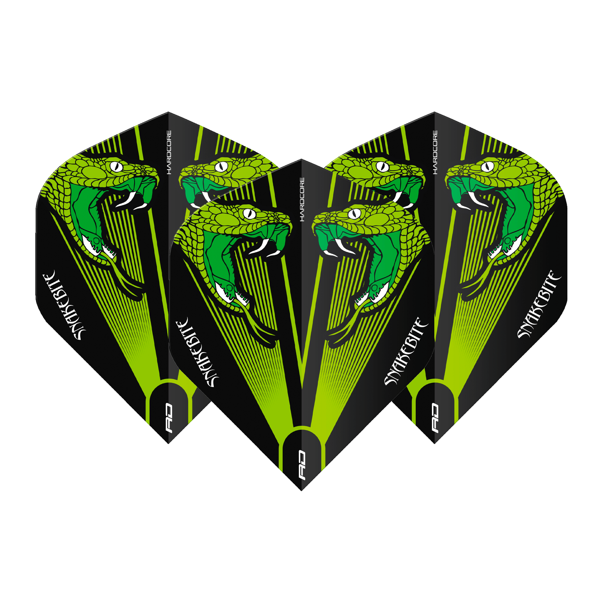 Peter Wright Double Snake Head - Hardcore Dart Flights