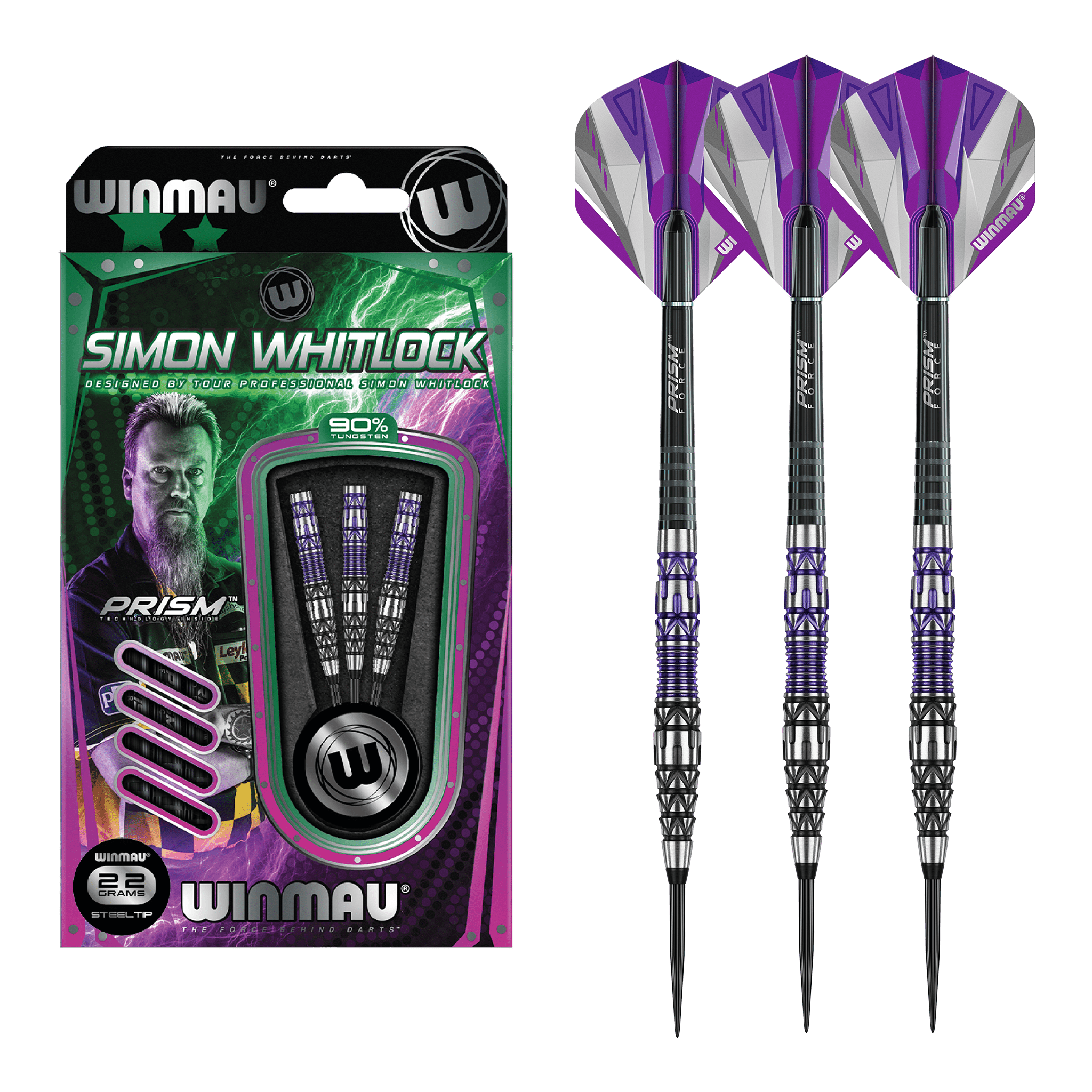 Simon Whitlock Special Edition - 90% Tungsten Steel Tip Darts