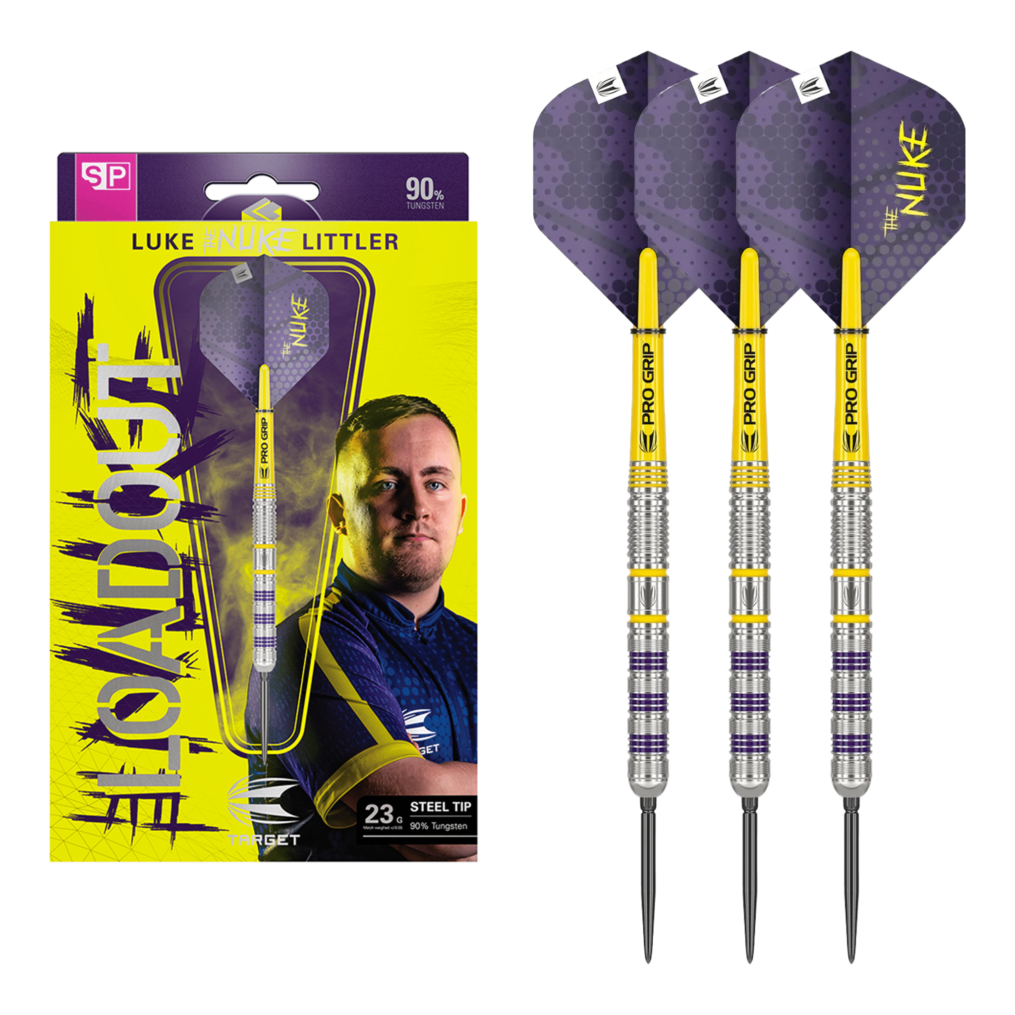 Luke Littler Loadout Swiss Point - 90% Tungsten Steel Tip Darts