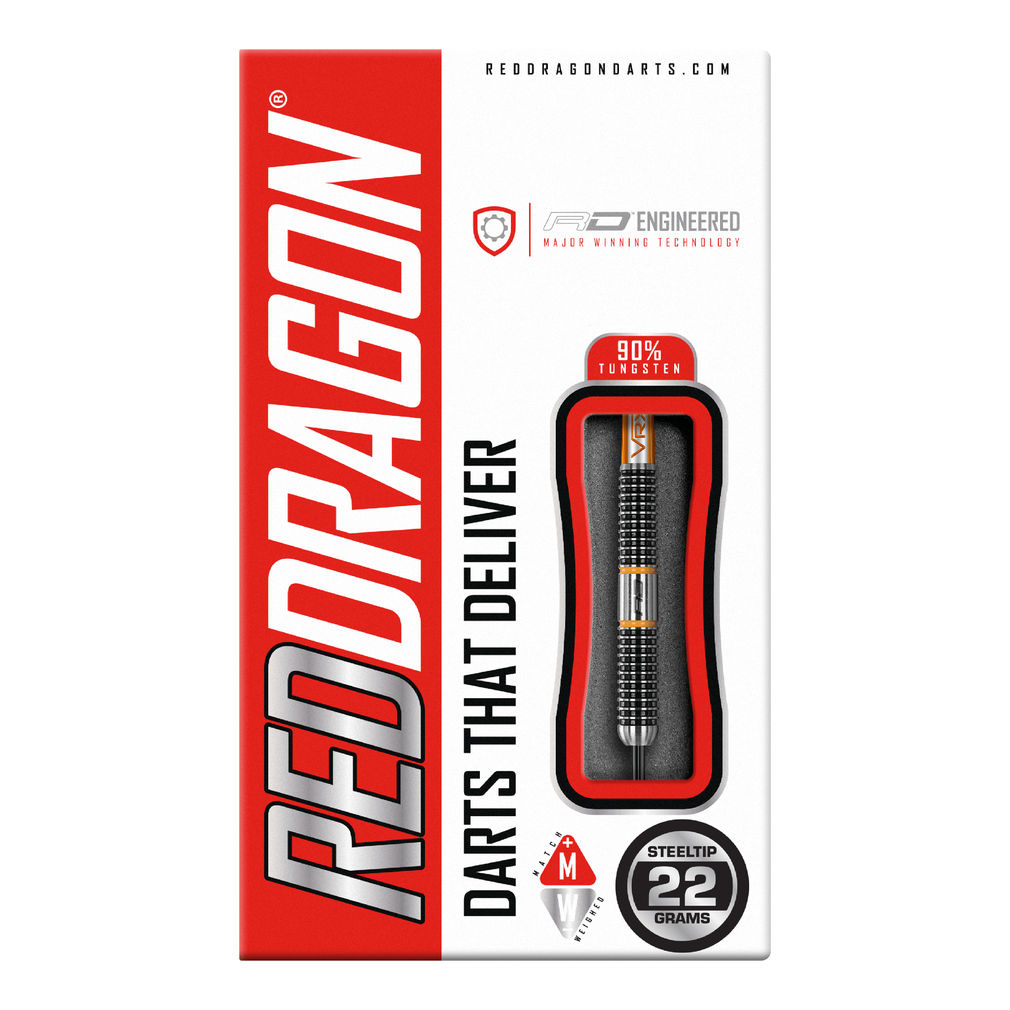 Amberjack 18 - 90% Tungsten Steel Tip Darts