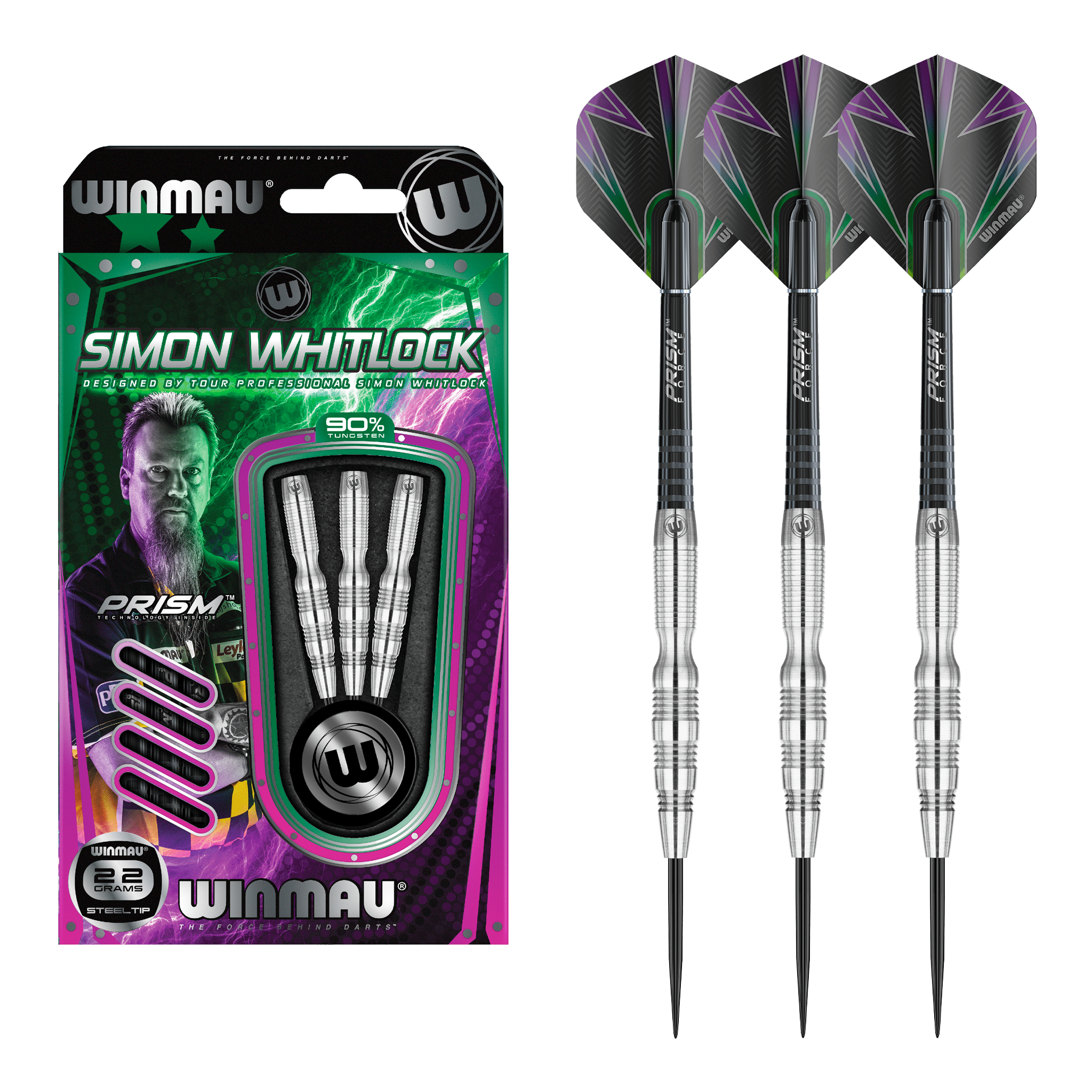 Simon Whitlock - 90% Tungsten Steel Tip Darts