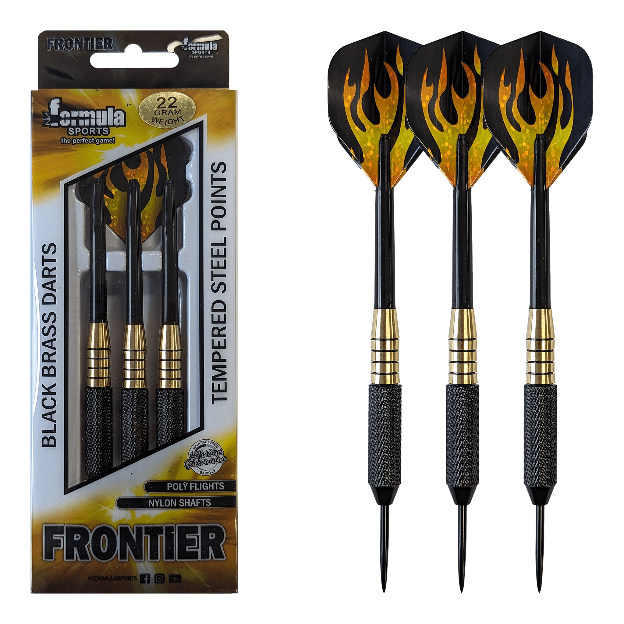 Frontier - Brass Barrel Steel Tip Darts