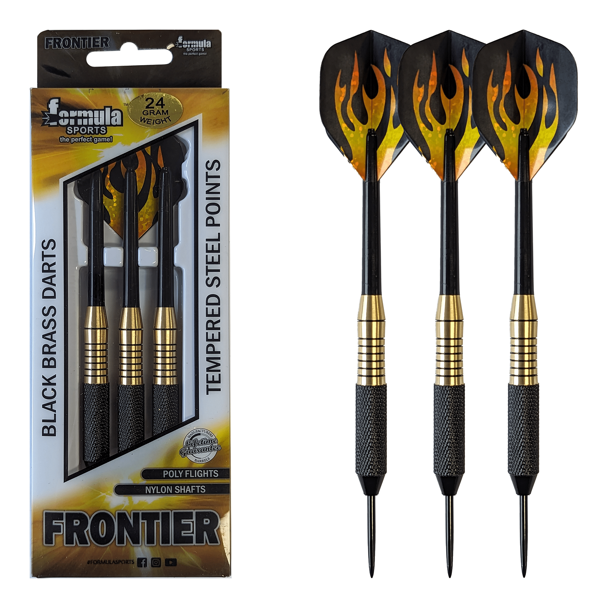 Frontier - Brass Barrel Steel Tip Darts