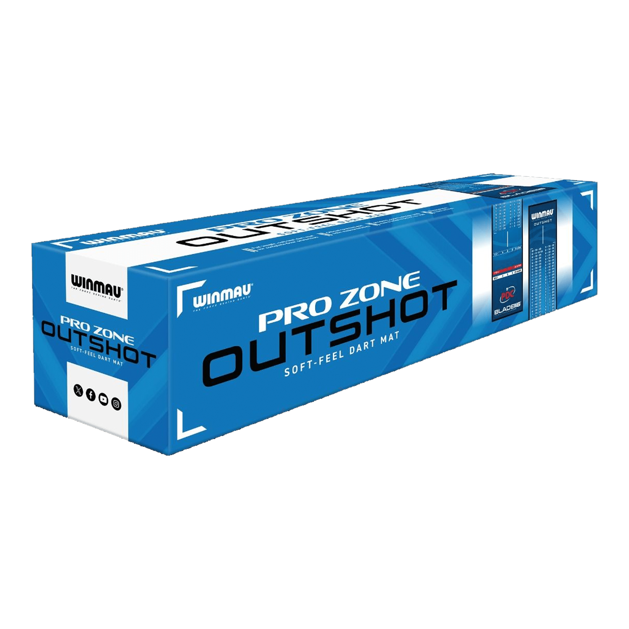 Pro Zone Outshot Checkout - Dart Mat
