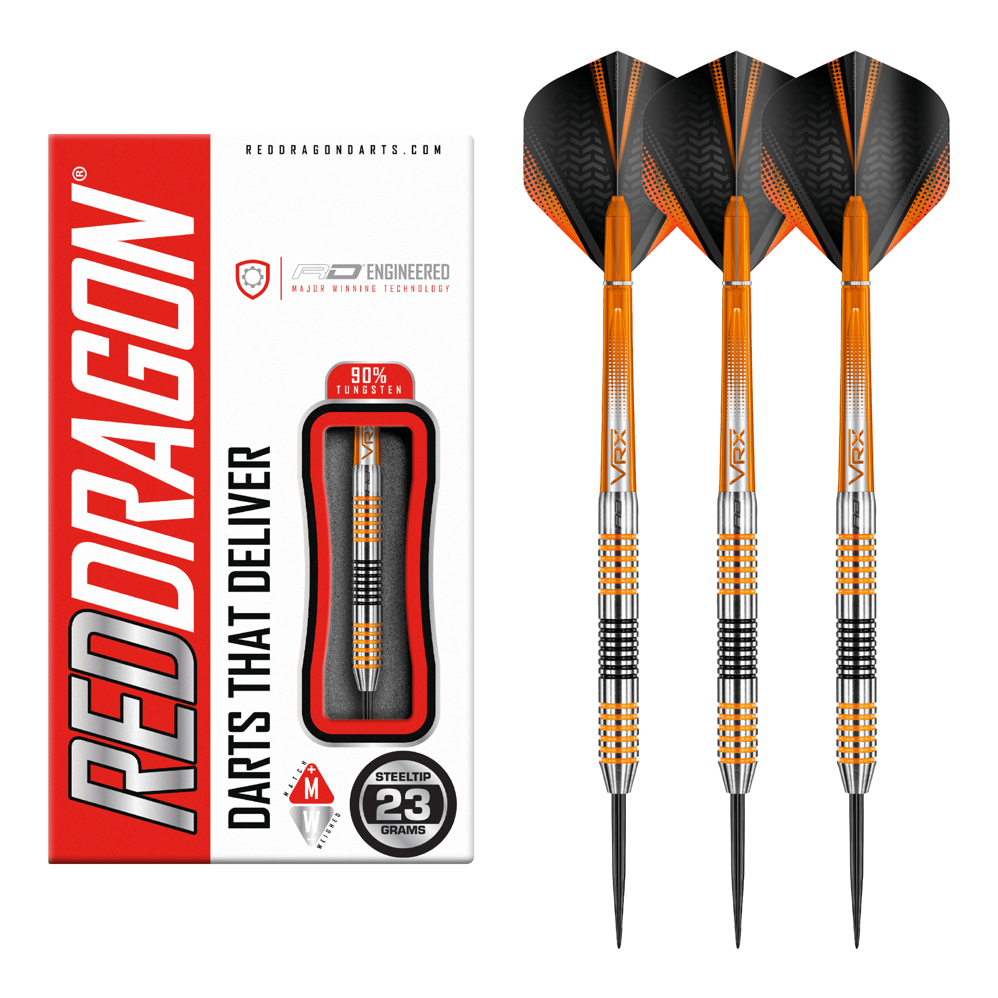 Amberjack 4 - 90% Tungsten Steel Tip Darts