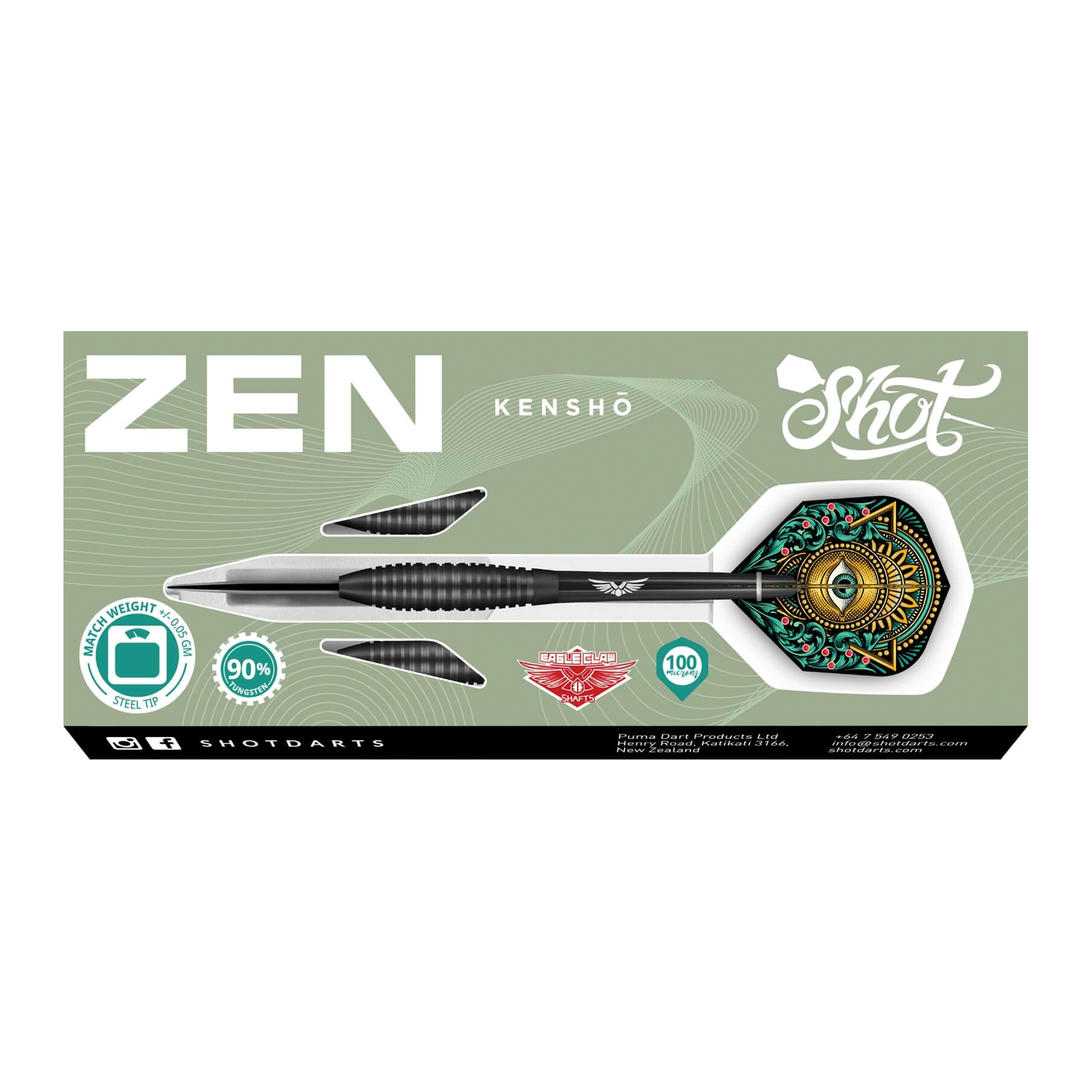 Zen Kensho - 90% Tungsten Steel Tip Darts