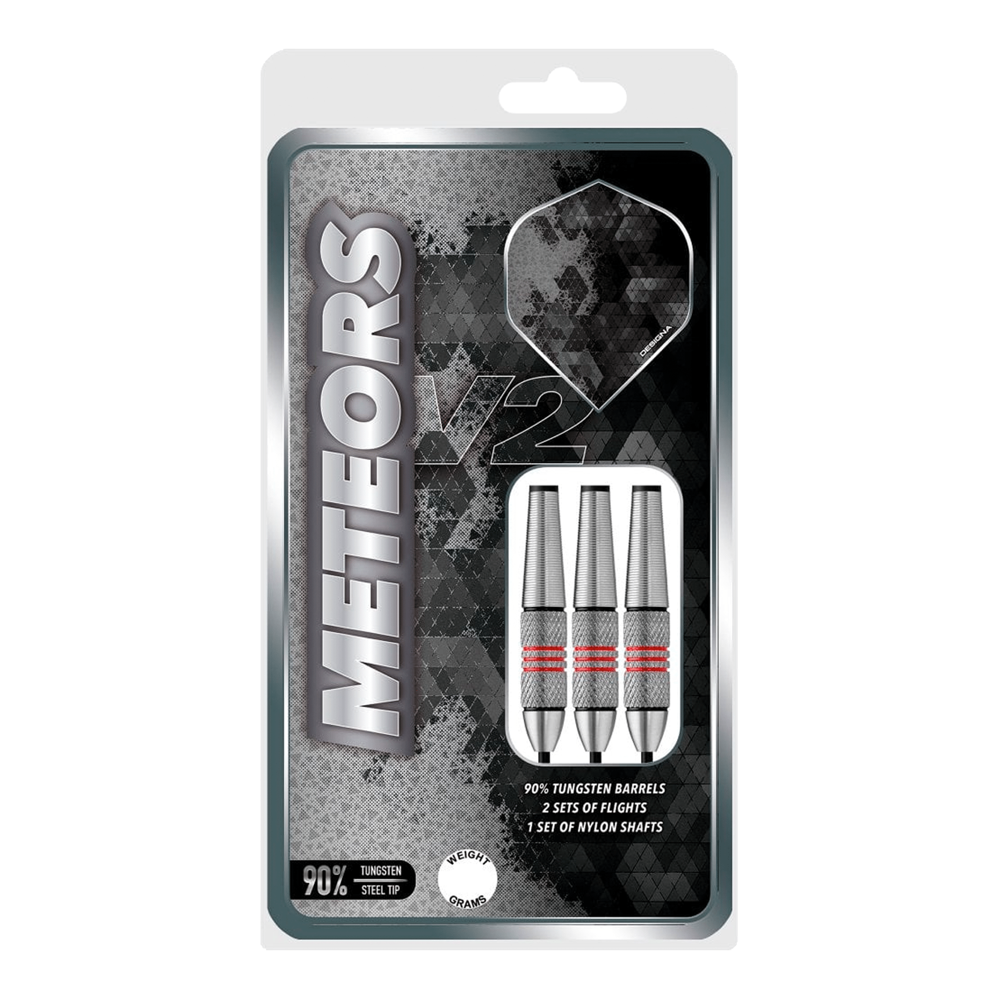 Meteors 90 V2 M1 - 90% Tungsten Steel Tip Darts