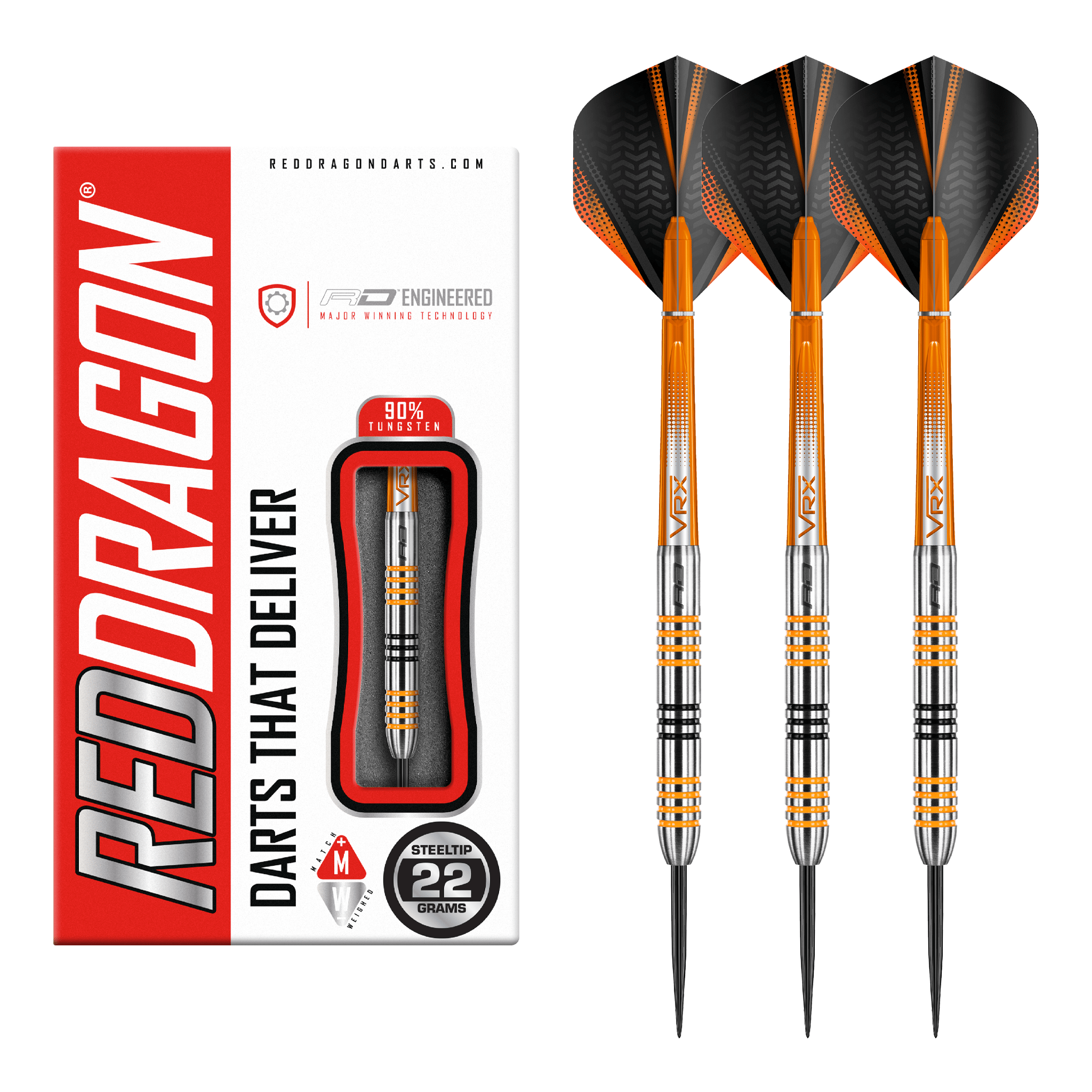 Amberjack 3 - 90% Tungsten Steel Tip Darts