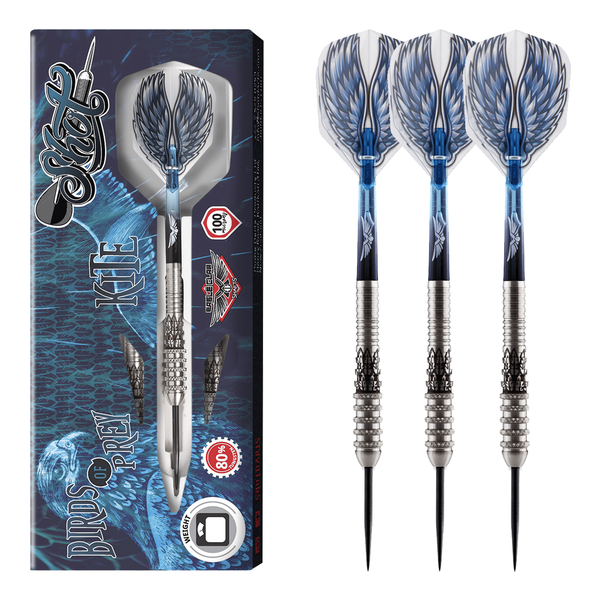 Birds Of Prey Kite - 80% Tungsten Steel Tip Darts