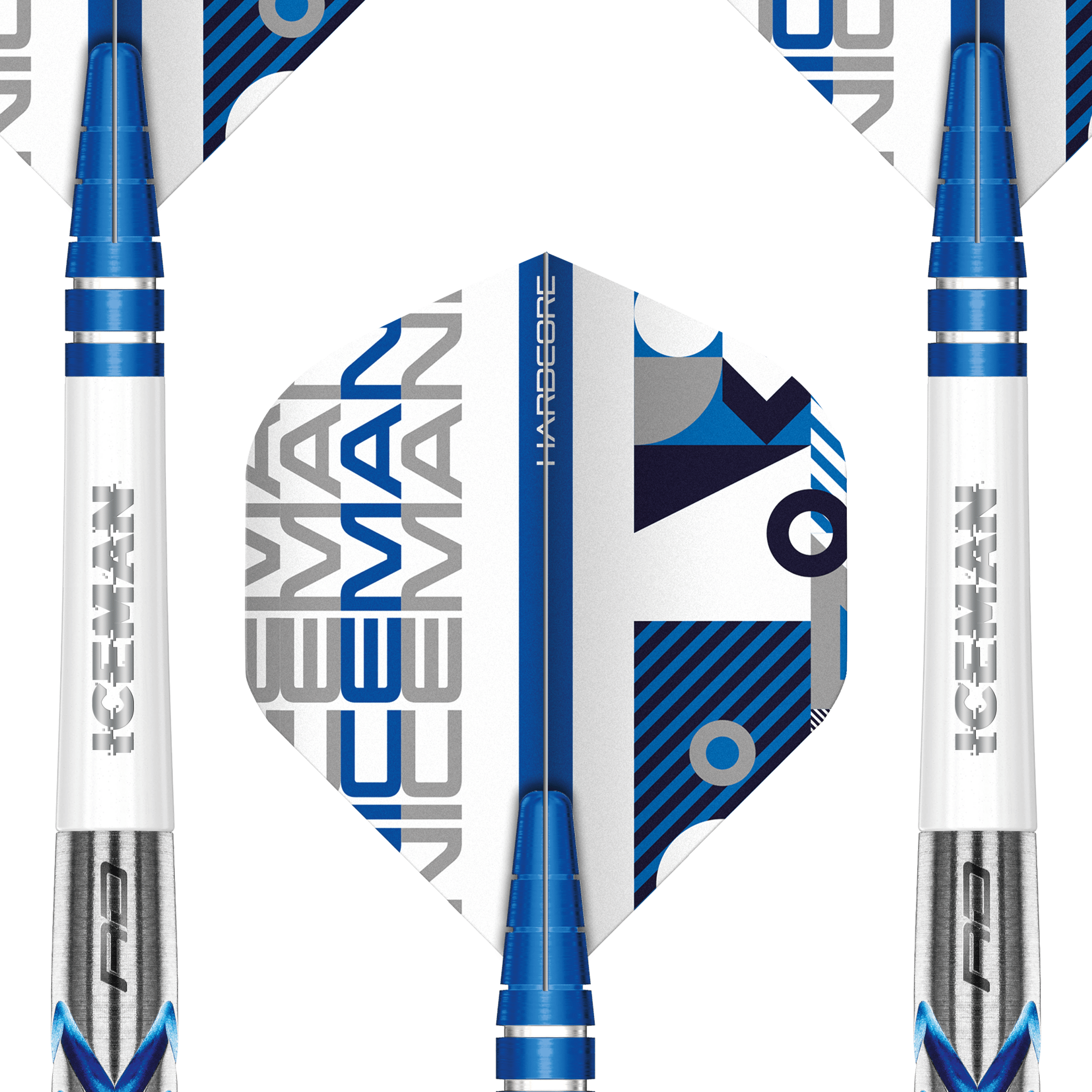 Gerwyn Price Iceman Contour - 90% Tungsten Steel Tip Darts
