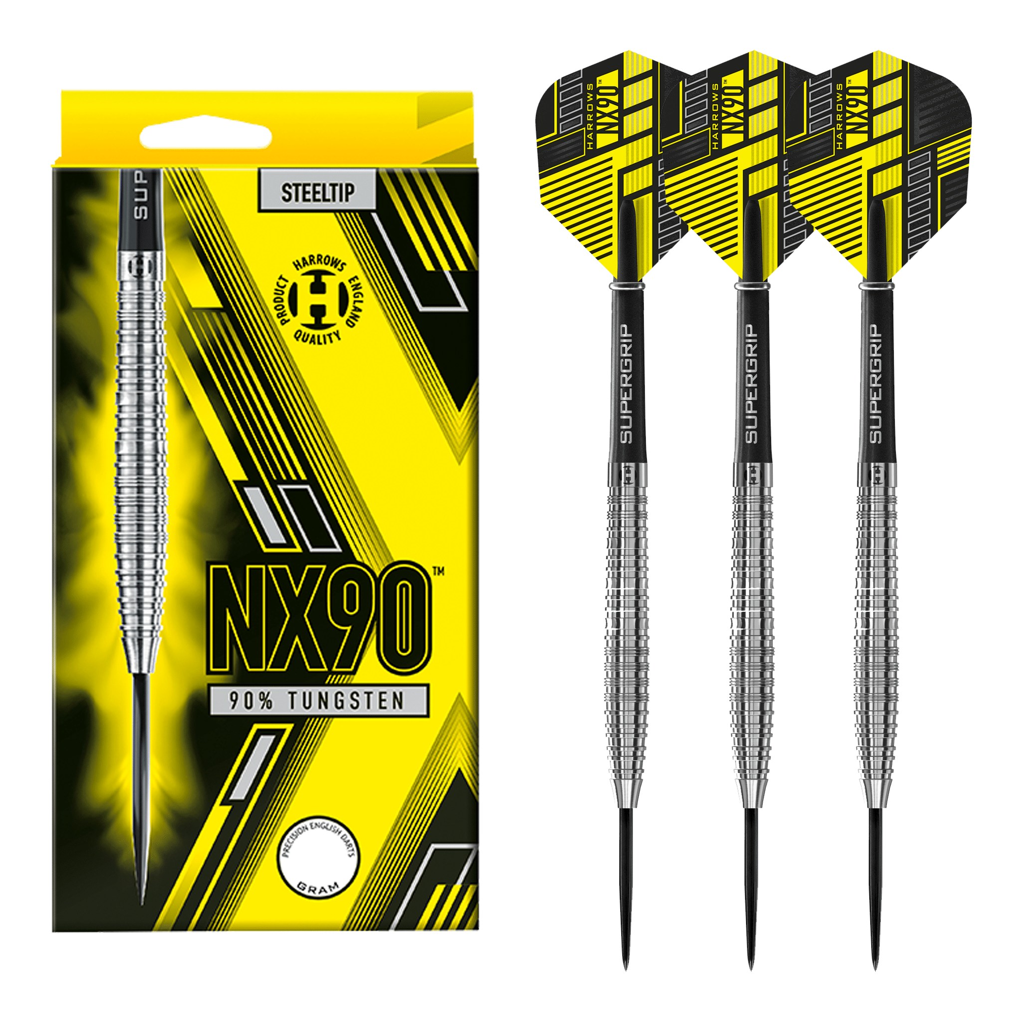 NX90 Tapered - 90% Tungsten Steel Tip Darts