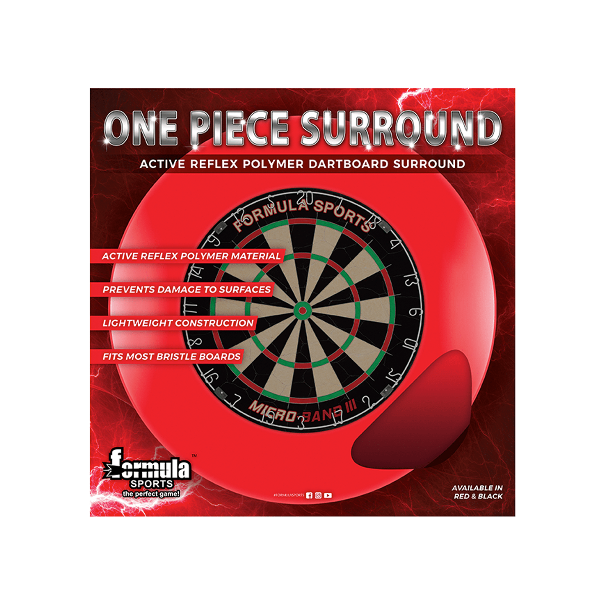 One Piece Dartboard Surround