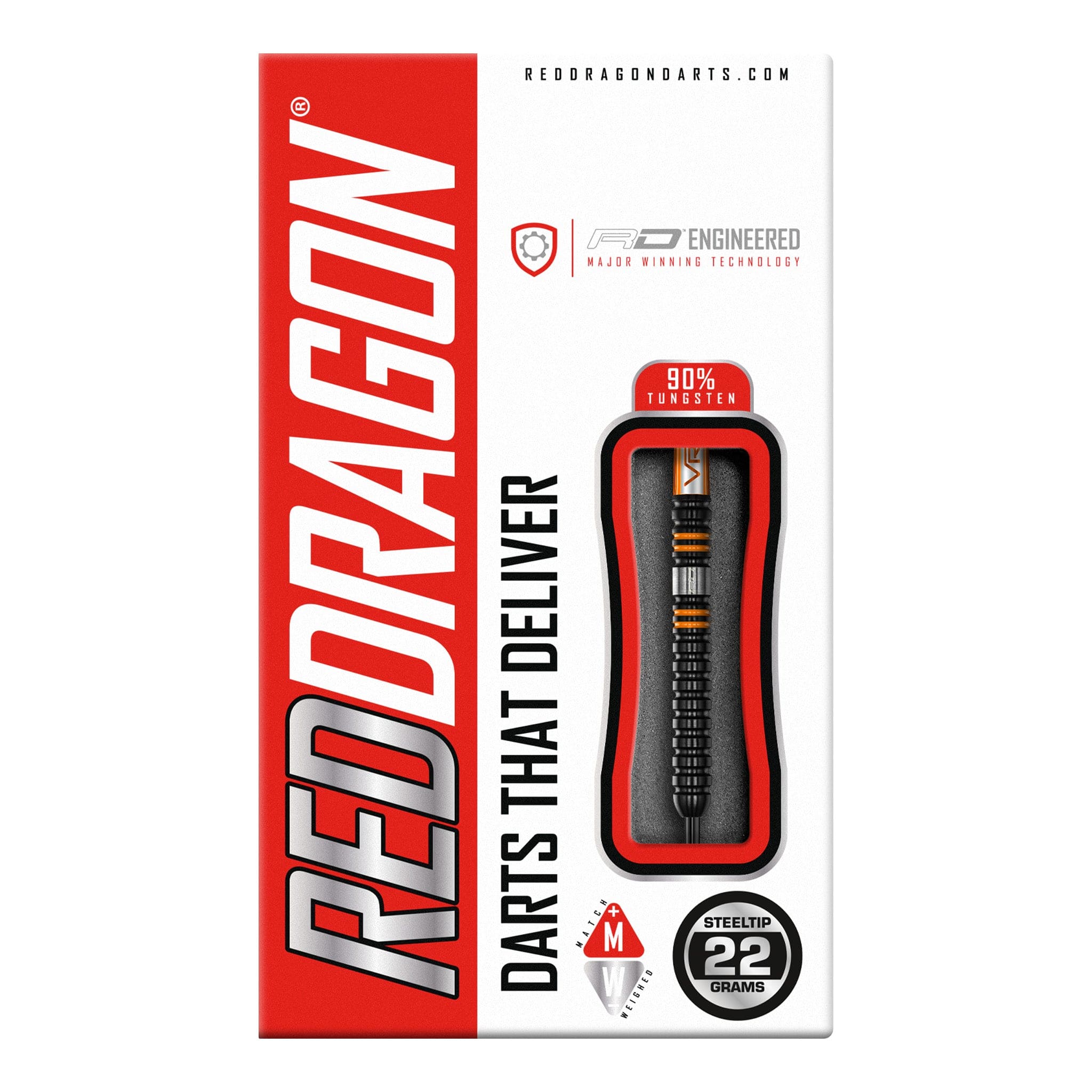 Amberjack Pro 1 Parallel Barrel - 90% Tungsten Steel Tip Darts