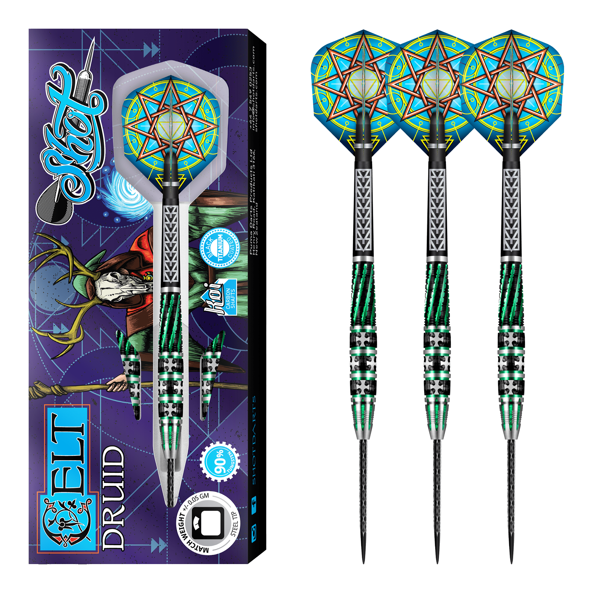 Celt Druid - 90% Tungsten Steel Tip Darts