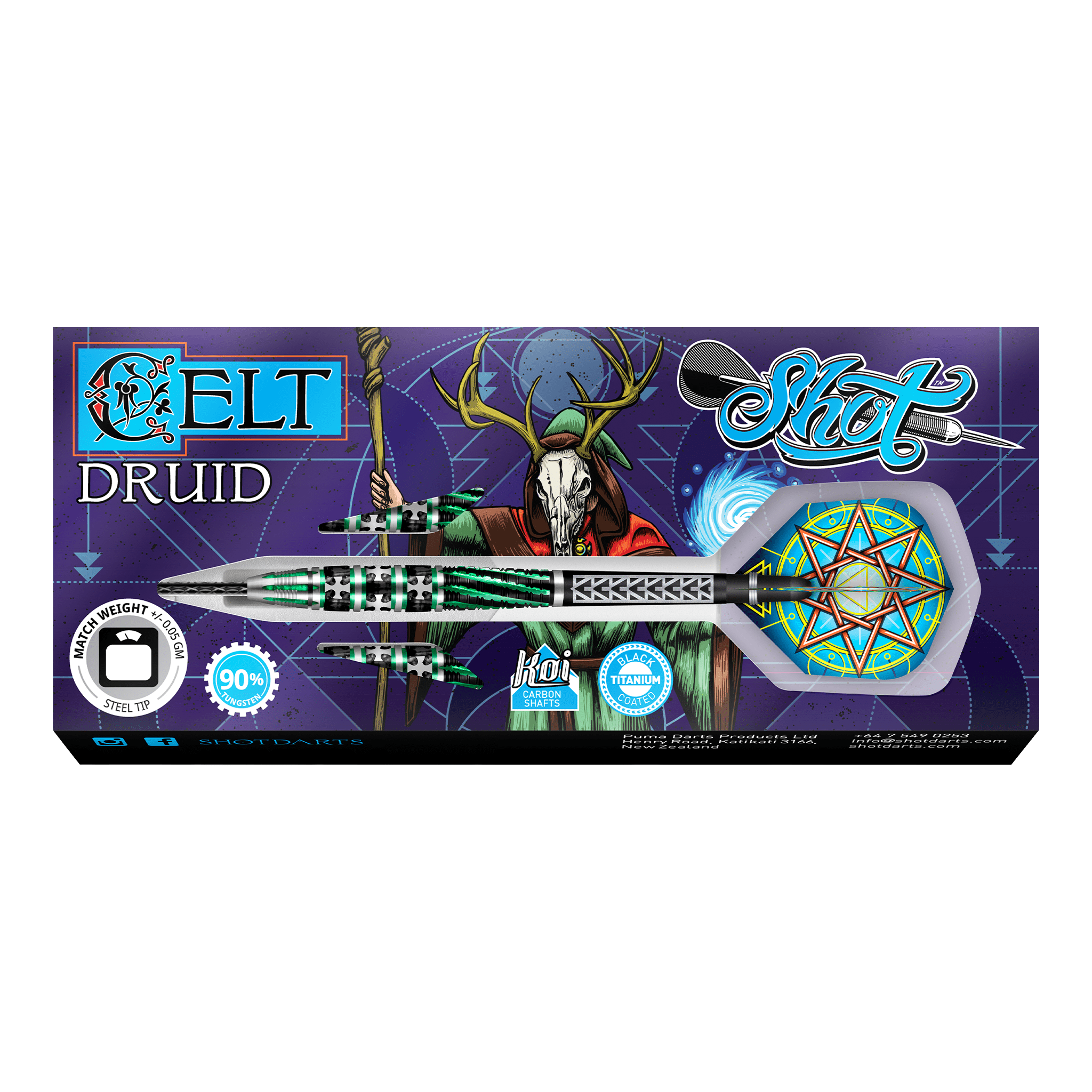 Celt Druid - 90% Tungsten Steel Tip Darts
