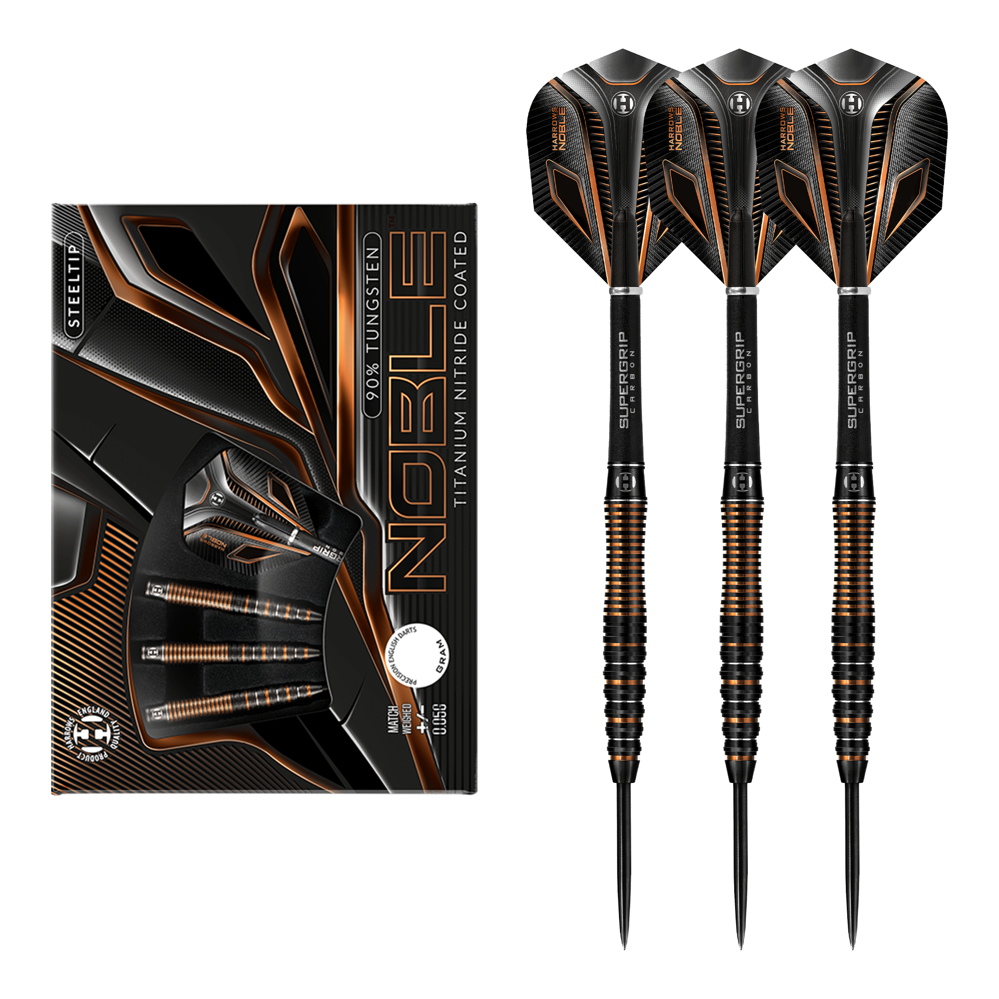 Noble 90% Tungsten Steel Tip Darts