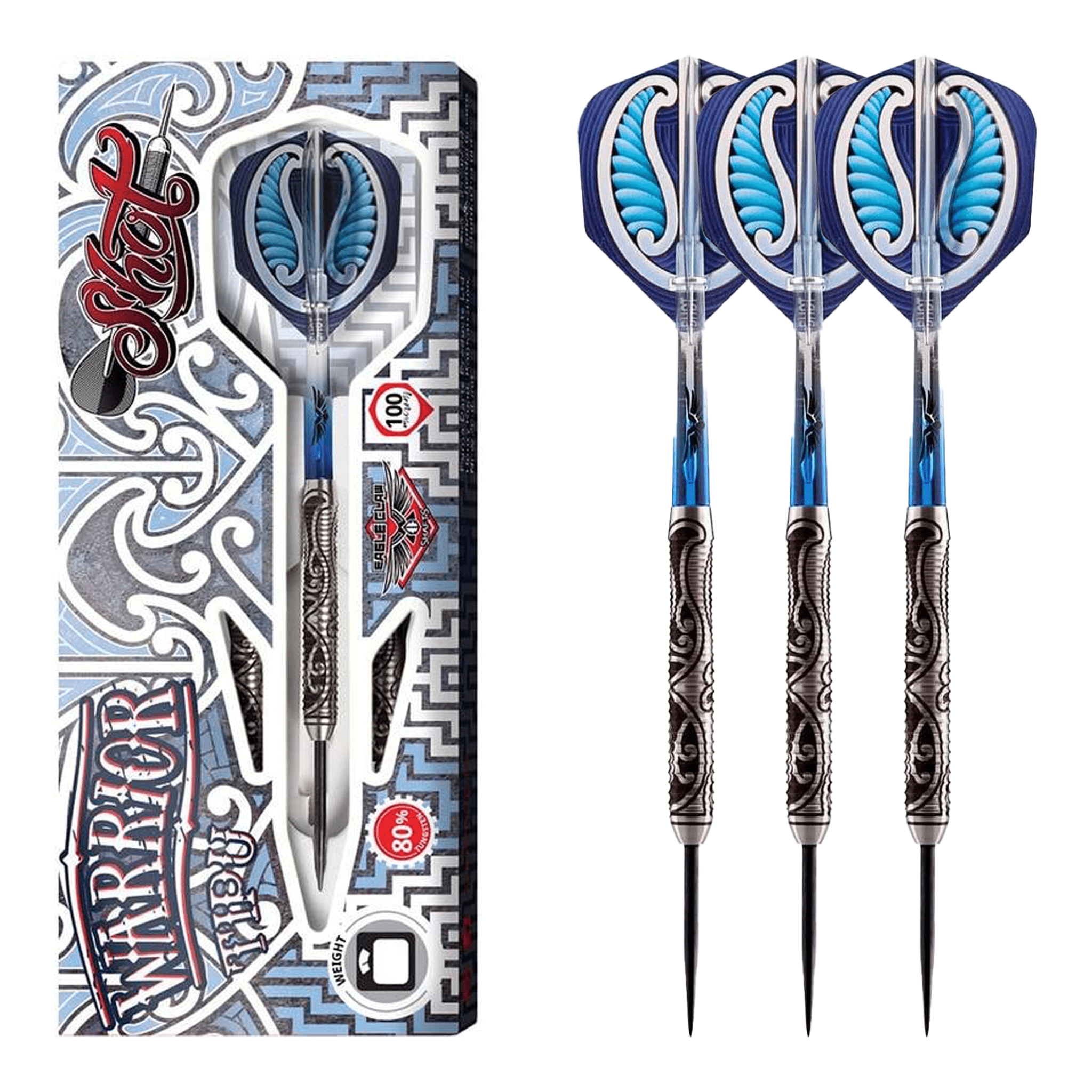 Warrior Tipu - 80% Tungsten Steel Tip Darts