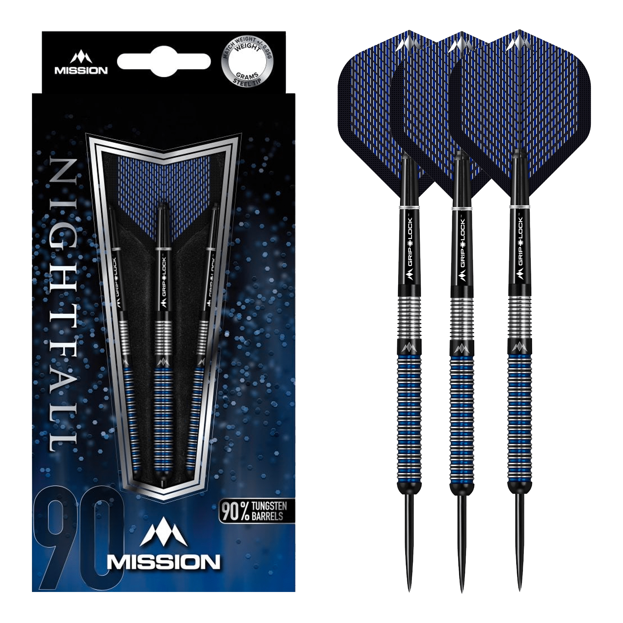 Nightfall M1 - 90% Tungsten Steel Tip Darts