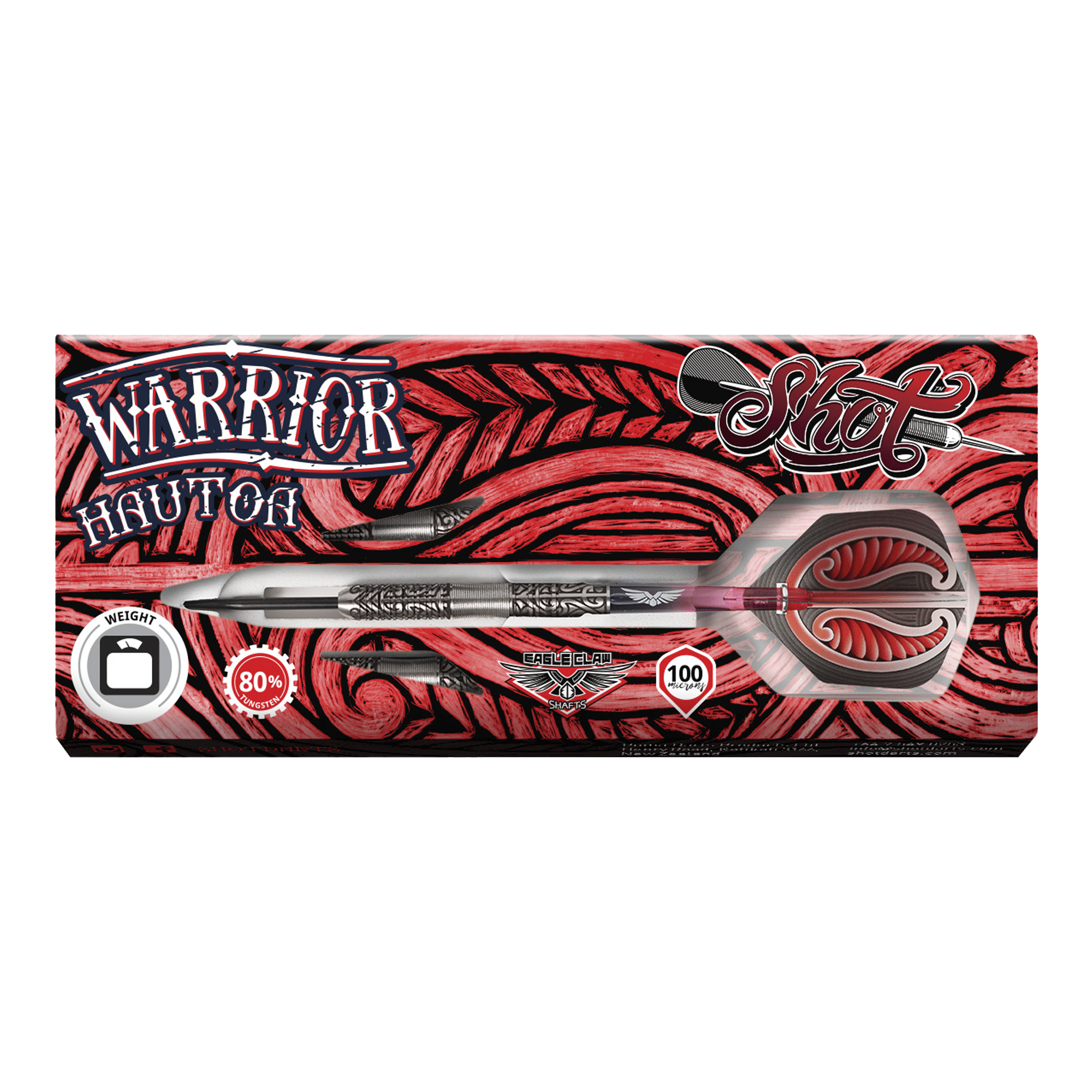 Warrior Hautoa - 80% Tungsten Steel Tip Darts