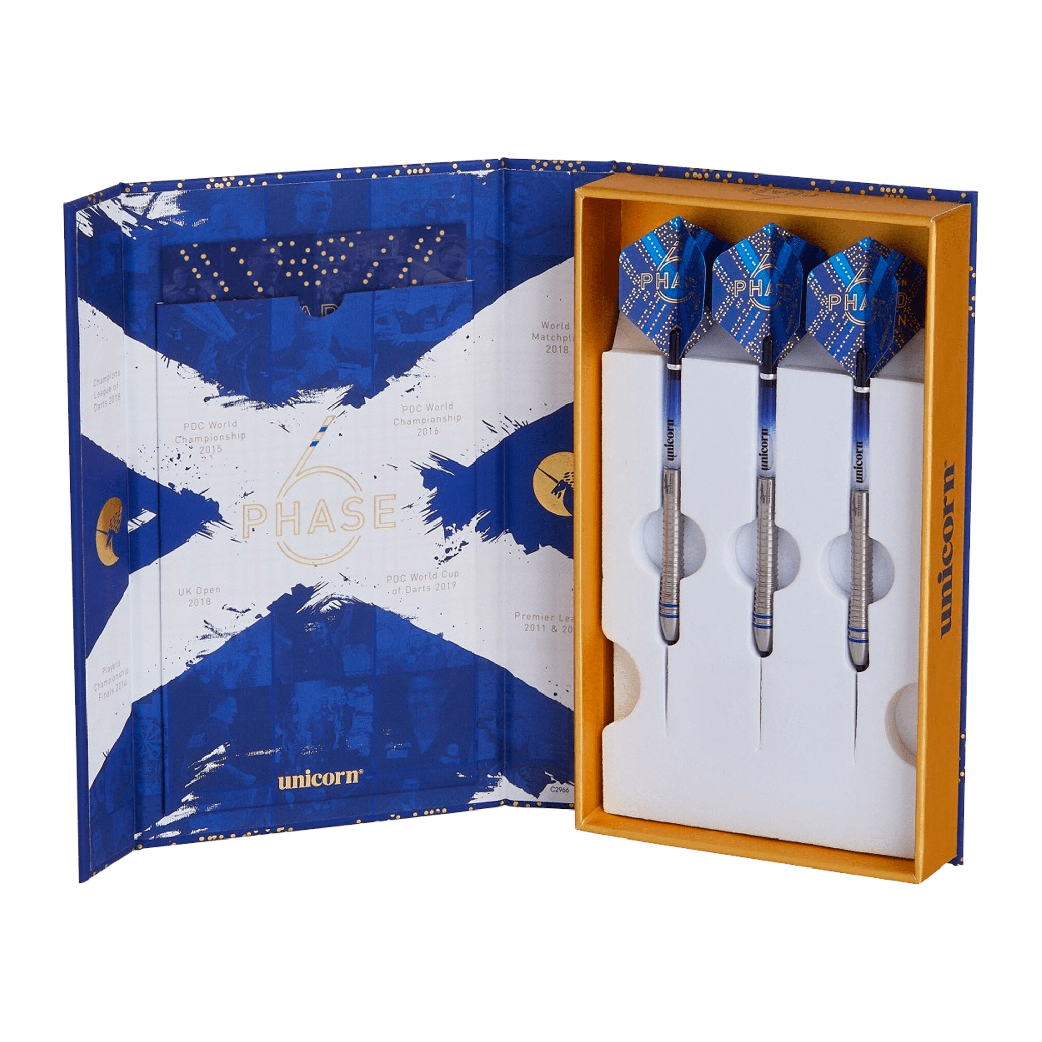 Gary Anderson World Champion Phase 6 - 90% Tungsten Steel Tip Darts