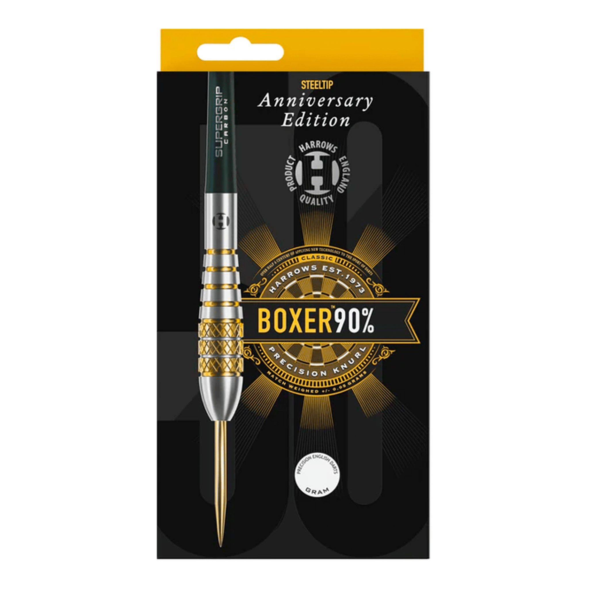Boxer Bomb Gold Titanium Anniversary Edition - 90% Tungsten Steel Tip Darts