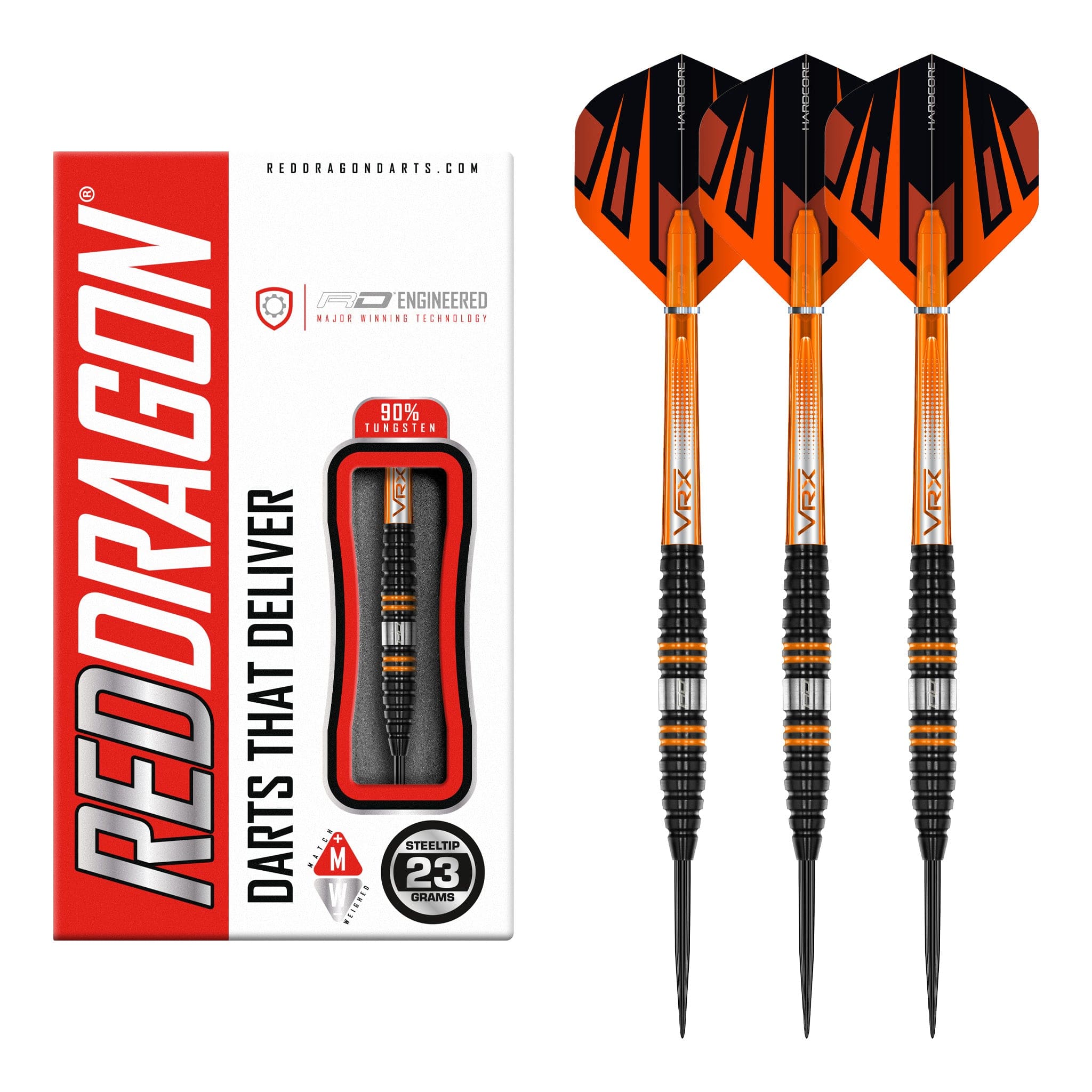 Amberjack Pro 2 Torpedo Barrel - 90% Tungsten Steel Tip Darts