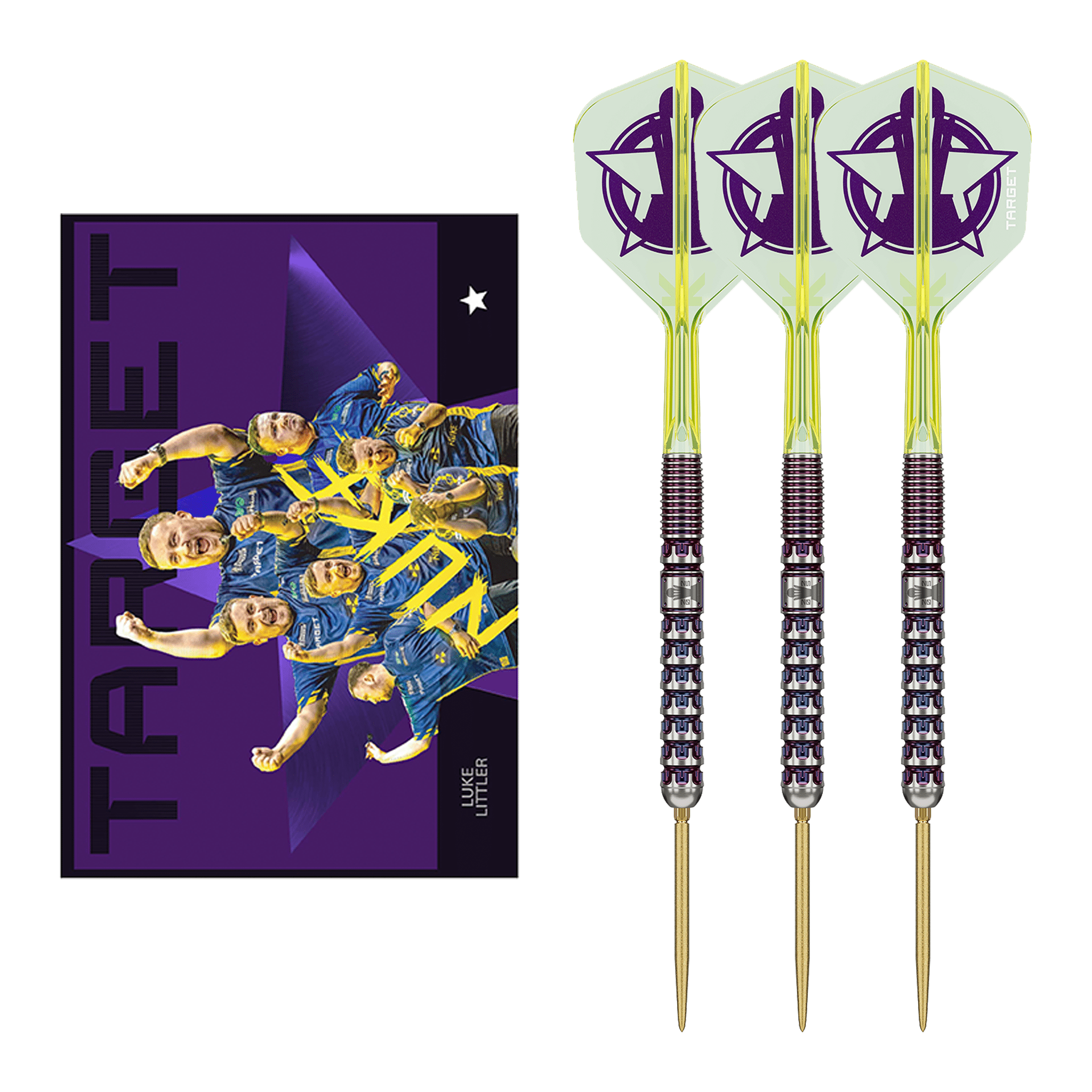 Luke Littler World Champion Swiss Point - 90% Tungsten Steel Tip Darts