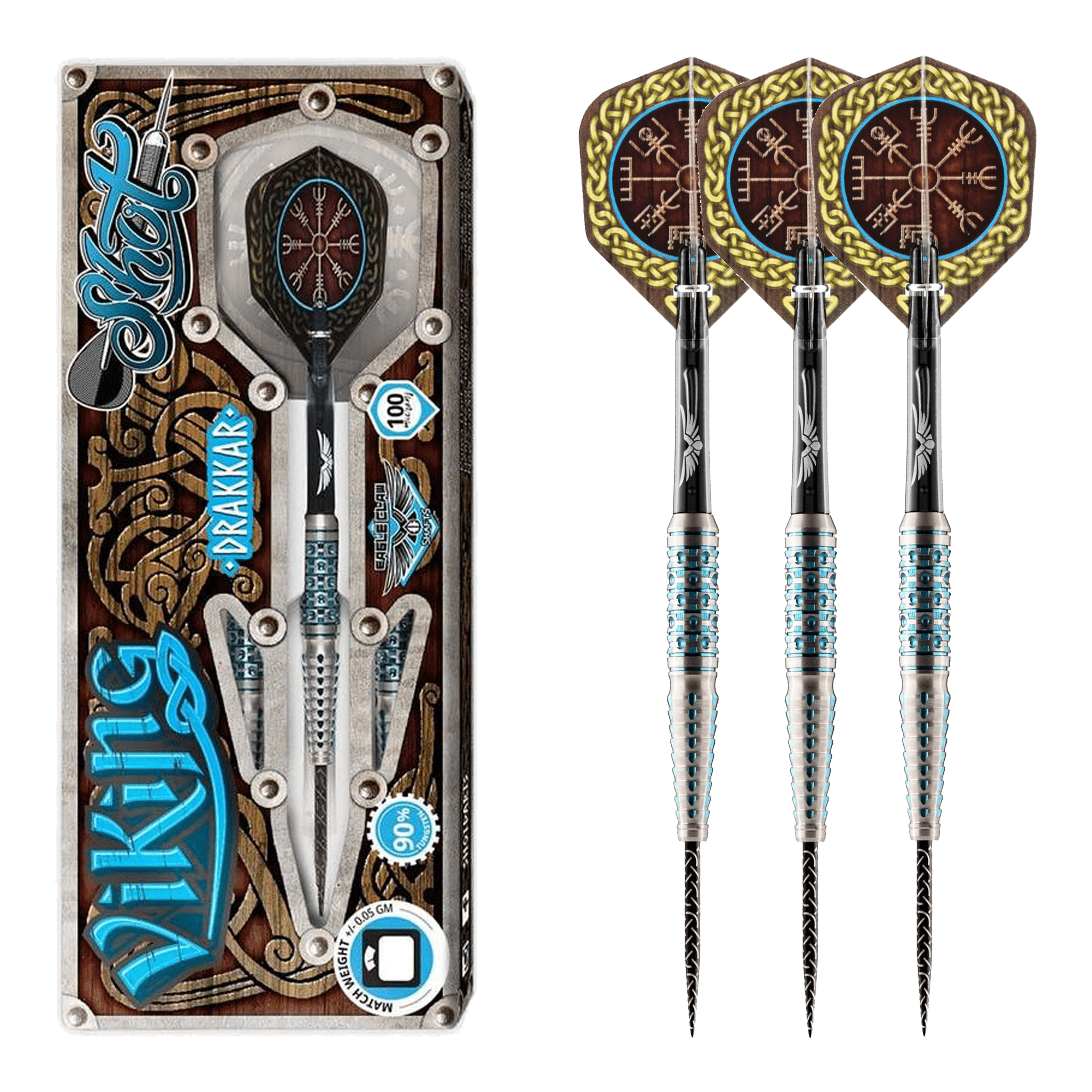 Viking Drakkar - 90% Tungsten Steel Tip Darts