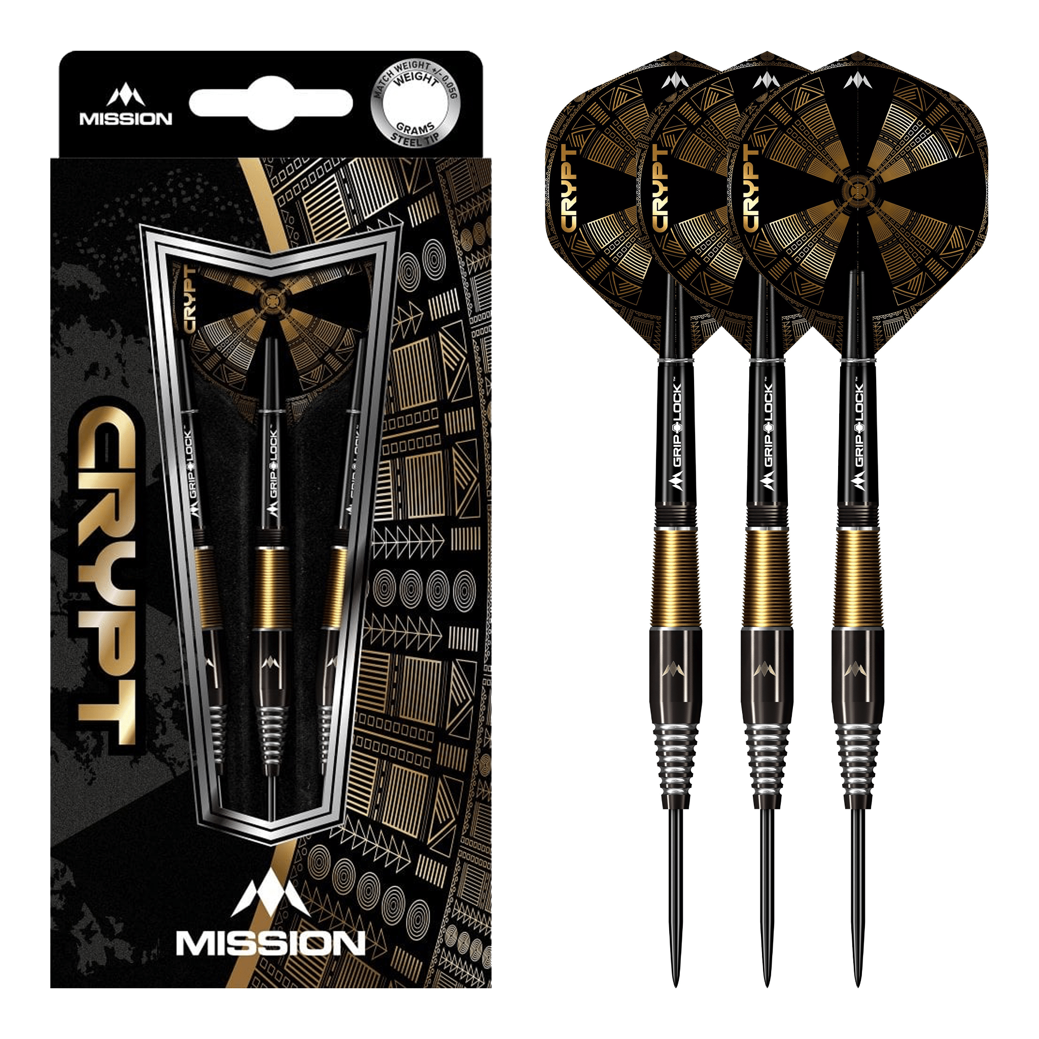 Crypt M2 - 90% Tungsten Steel Tip Darts