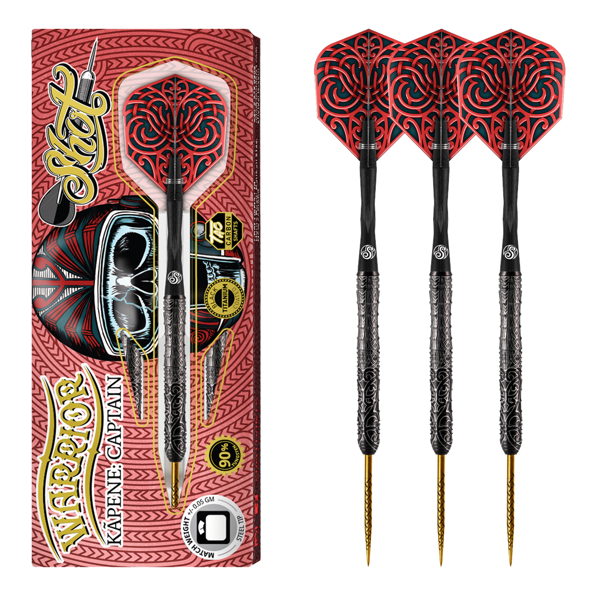 Warrior Kapene - 90% Tungsten Steel Tip Darts