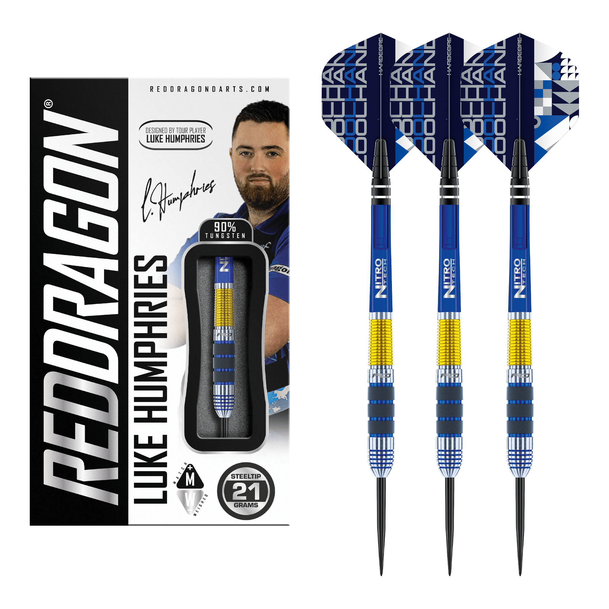 Luke Humphries - 90% Tungsten Steel Tip Darts