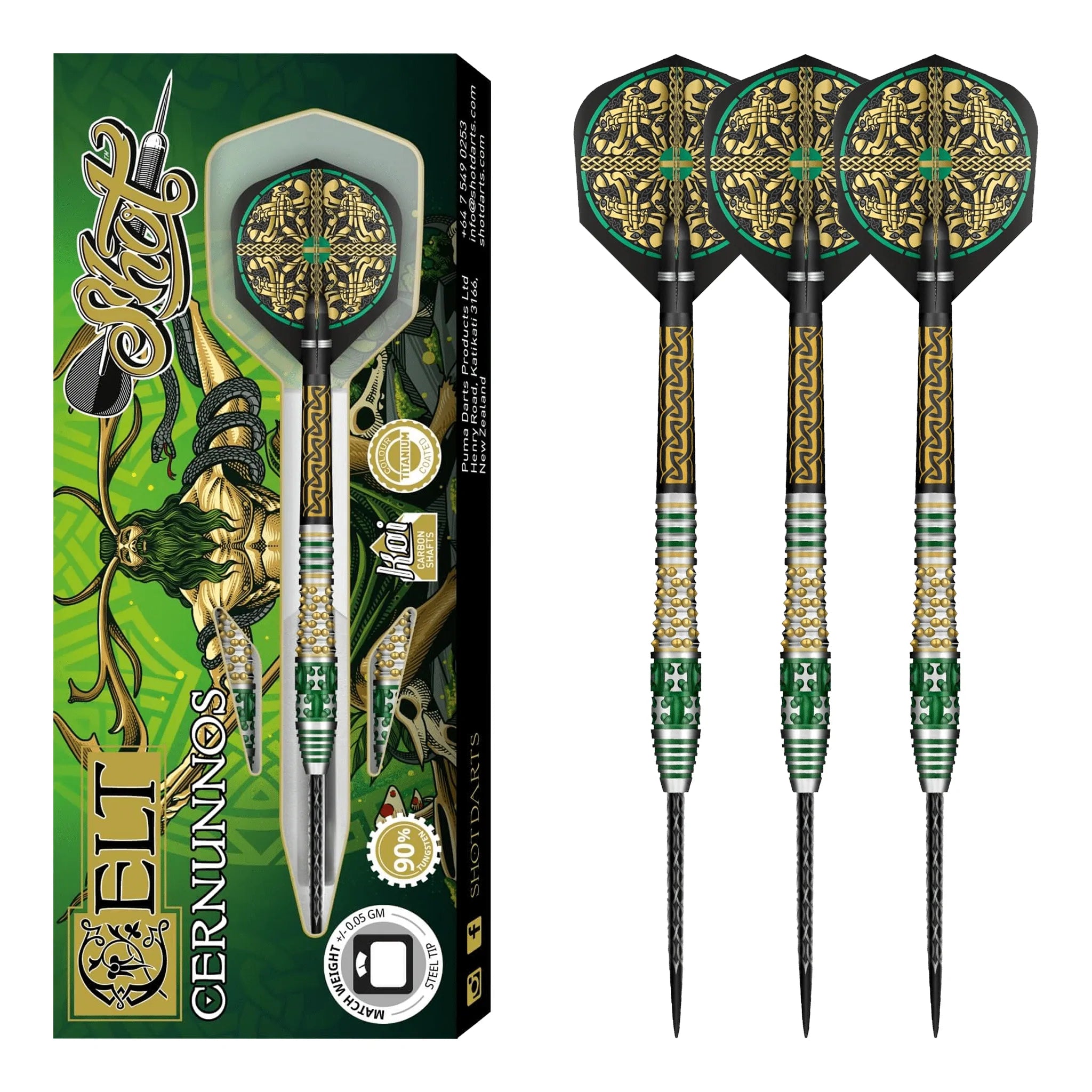 Celt Cernunnos - 90% Tungsten Steel Tip Darts