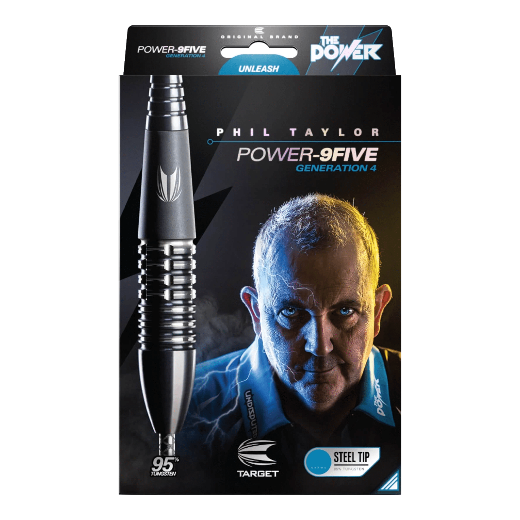 Phil Taylor Power 9Five Gen 4 - 95% Tungsten Steel Tip Darts
