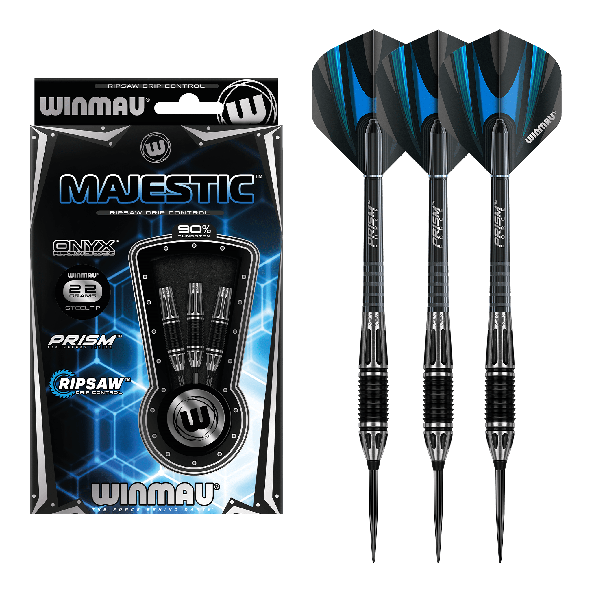 Majestic - 90% Tungsten Steel Tip Darts