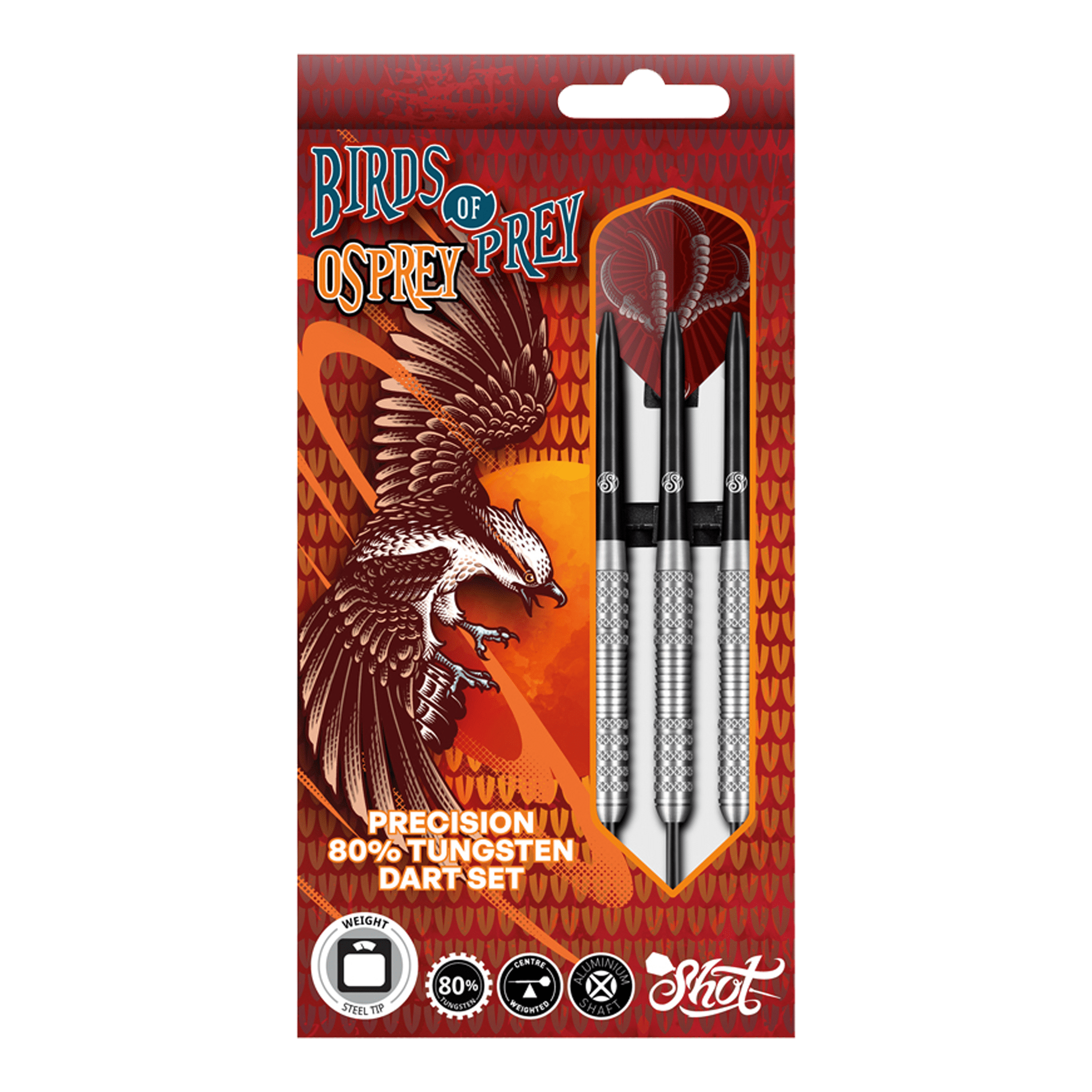 Birds Of Prey Osprey - 80% Tungsten Steel Tip Darts