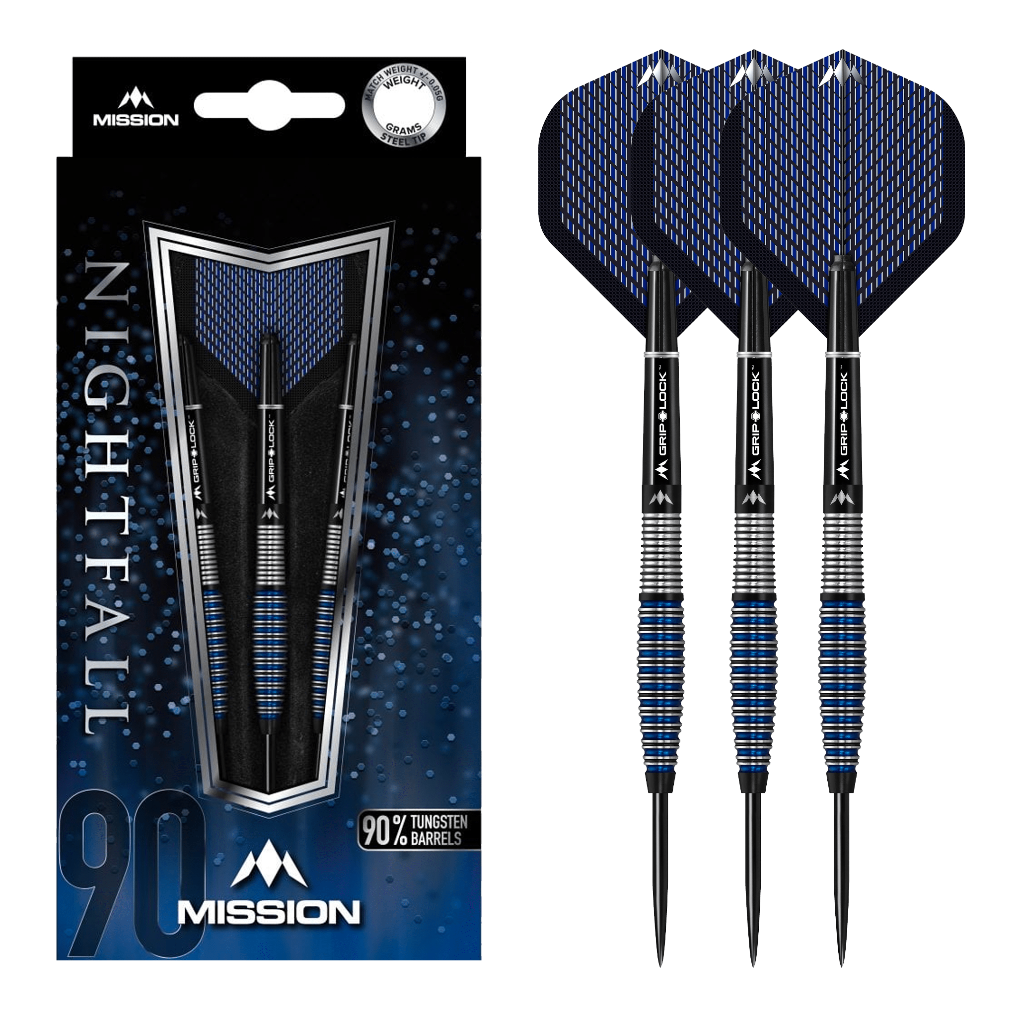 Nightfall M4 - 90% Tungsten Steel Tip Darts