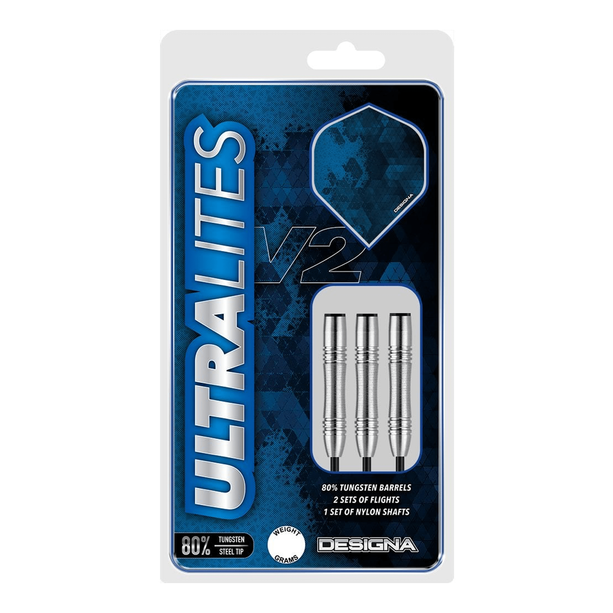 Ultralites V2 M4 - 80% Tungsten Steel Tip Darts