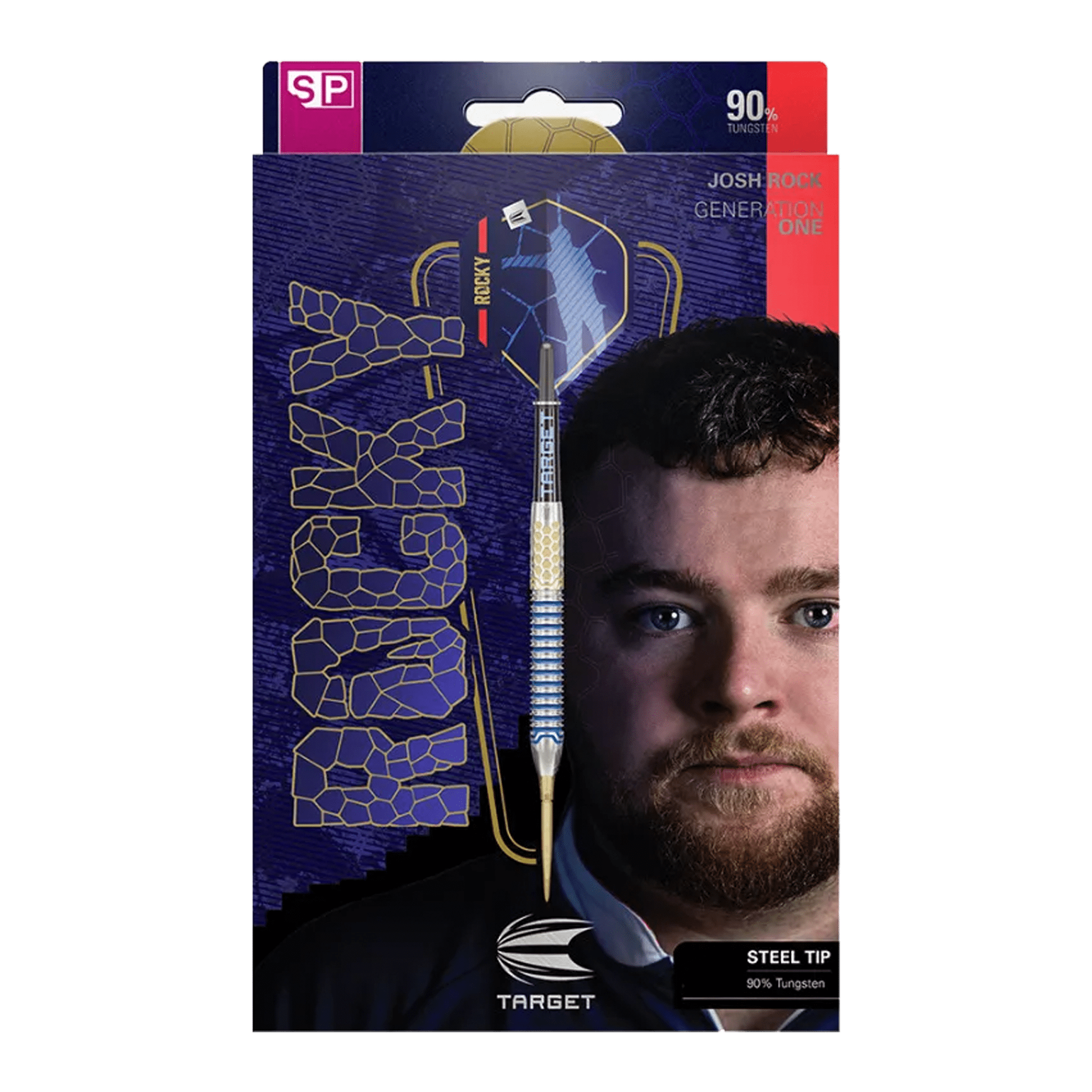 Josh Rock G1 Swiss Point - 90% Tungsten Steel Tip Darts