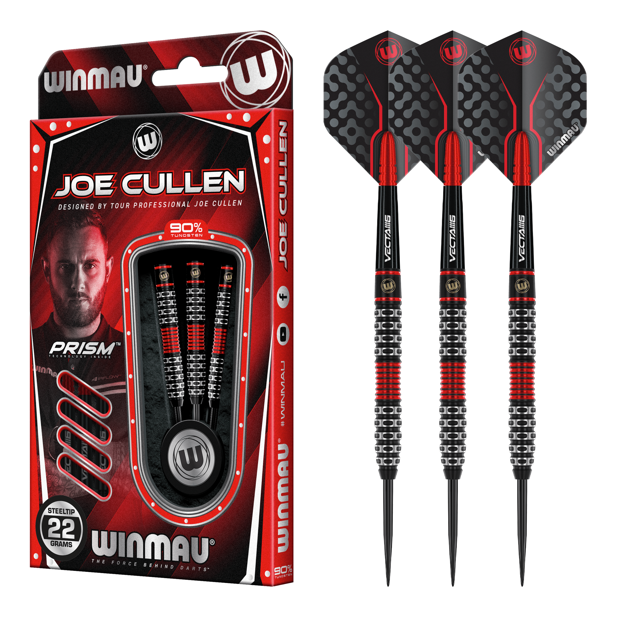 Joe Cullen Special Edition - 90% Tungsten Steel Tip Darts