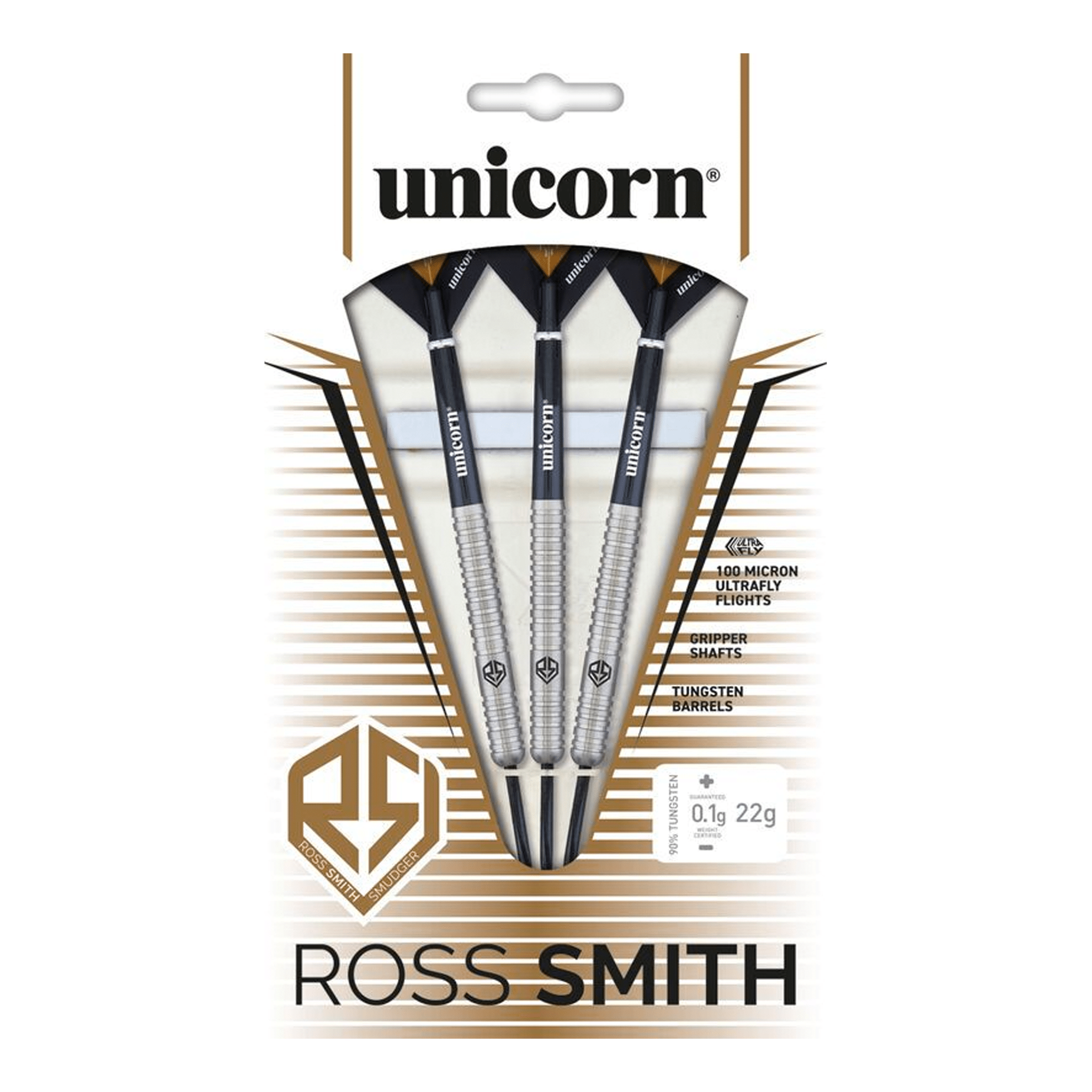 Ross Smith Natural - 90% Tungsten Steel Tip Darts