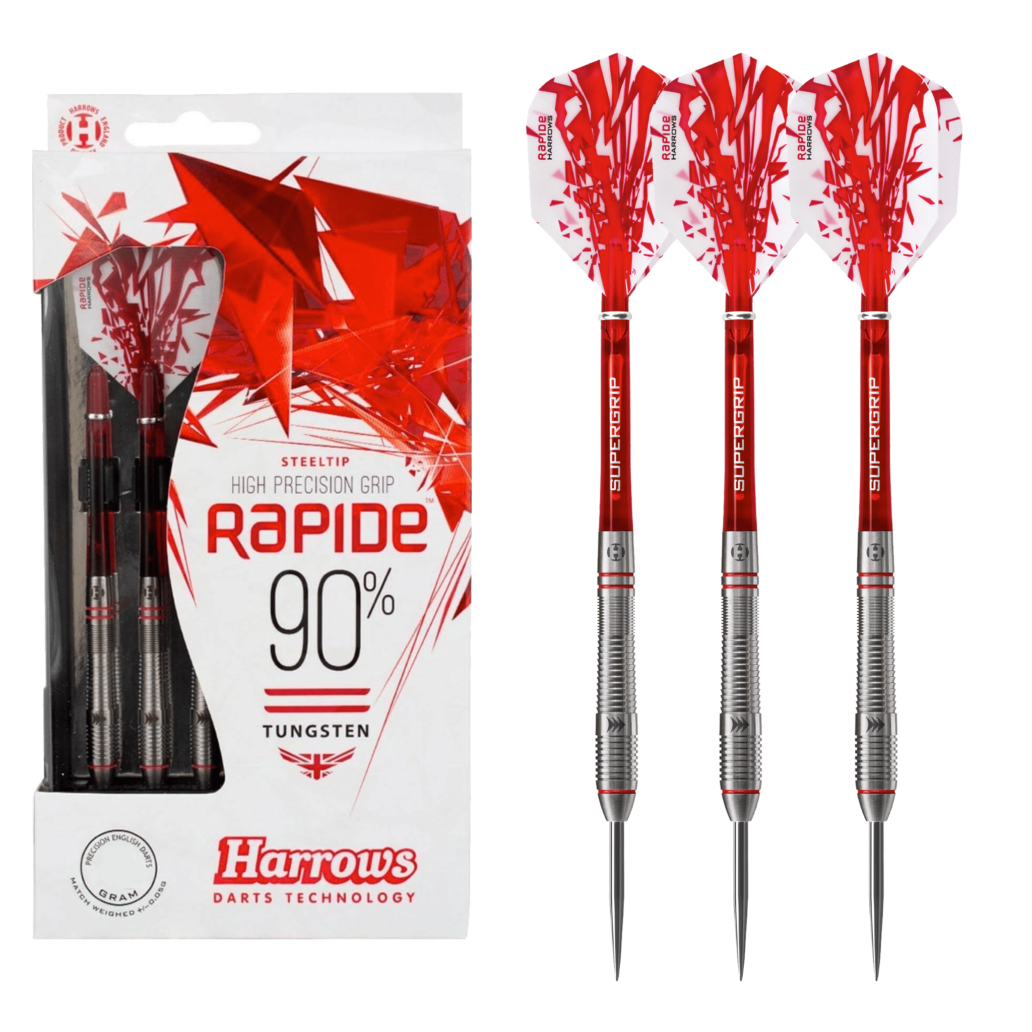Rapide Ringed Profile Barrel - 90% Tungsten Steel Tip Darts