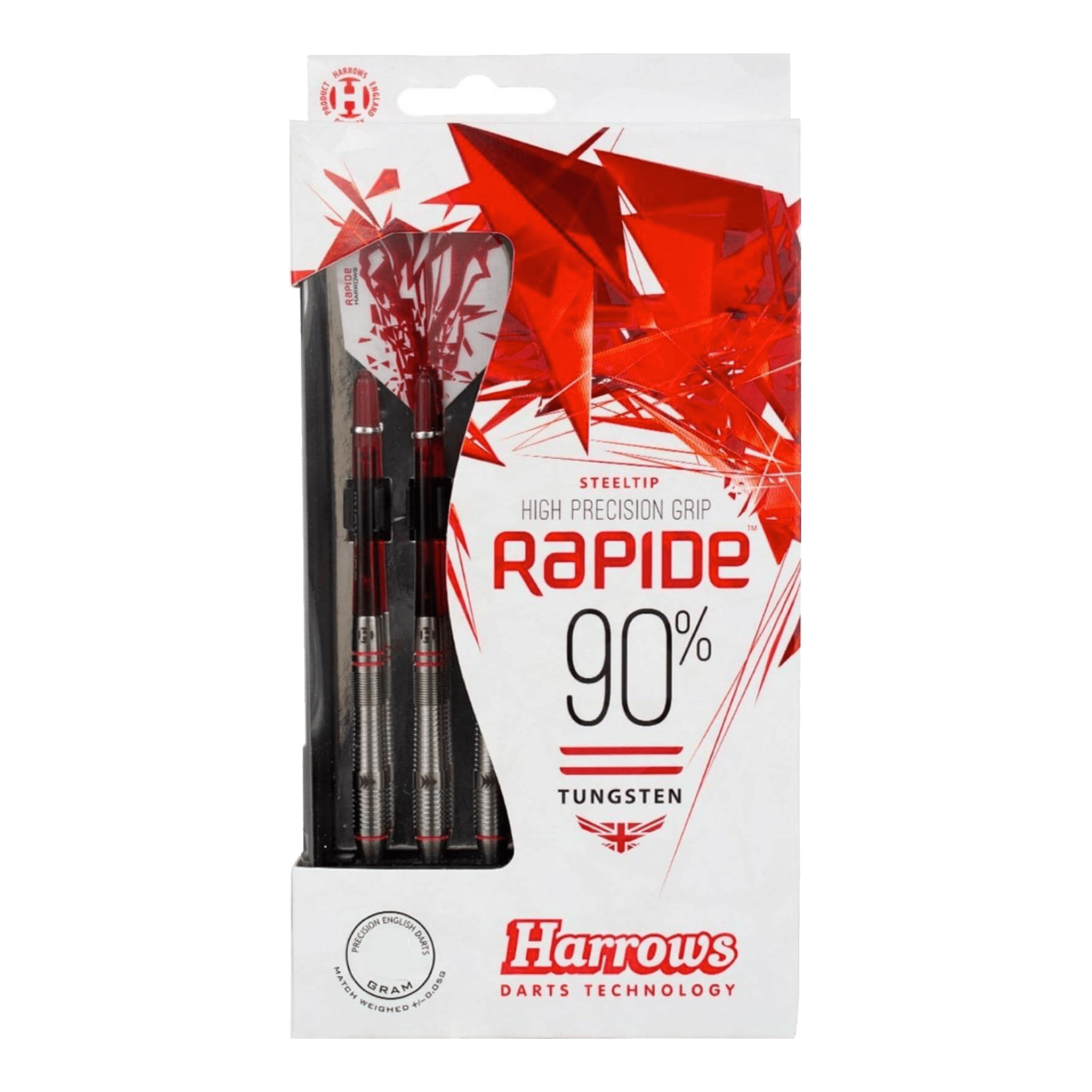 Rapide Ringed Profile Barrel - 90% Tungsten Steel Tip Darts