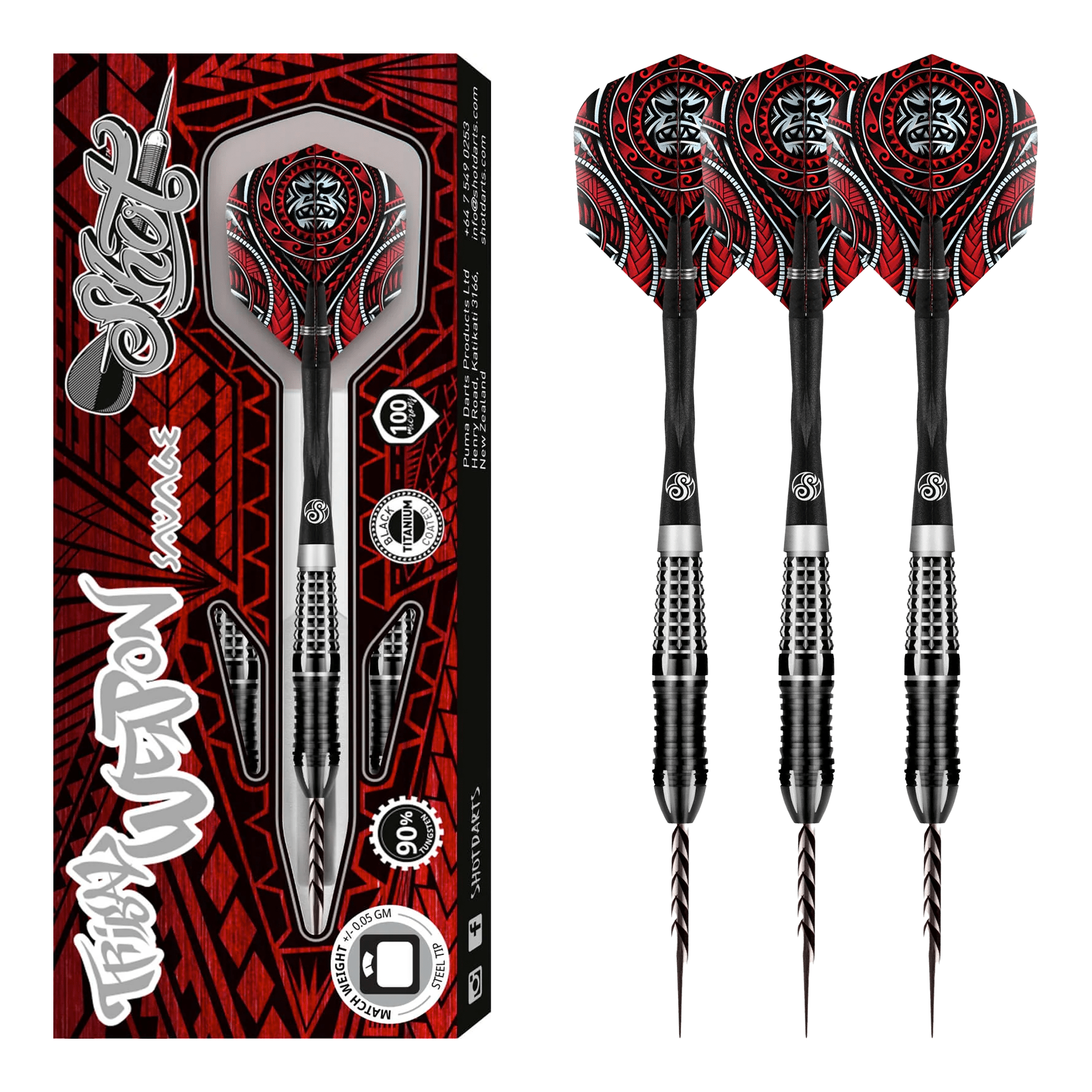 Tribal Weapon Savage - 90% Tungsten Steel Tip Darts