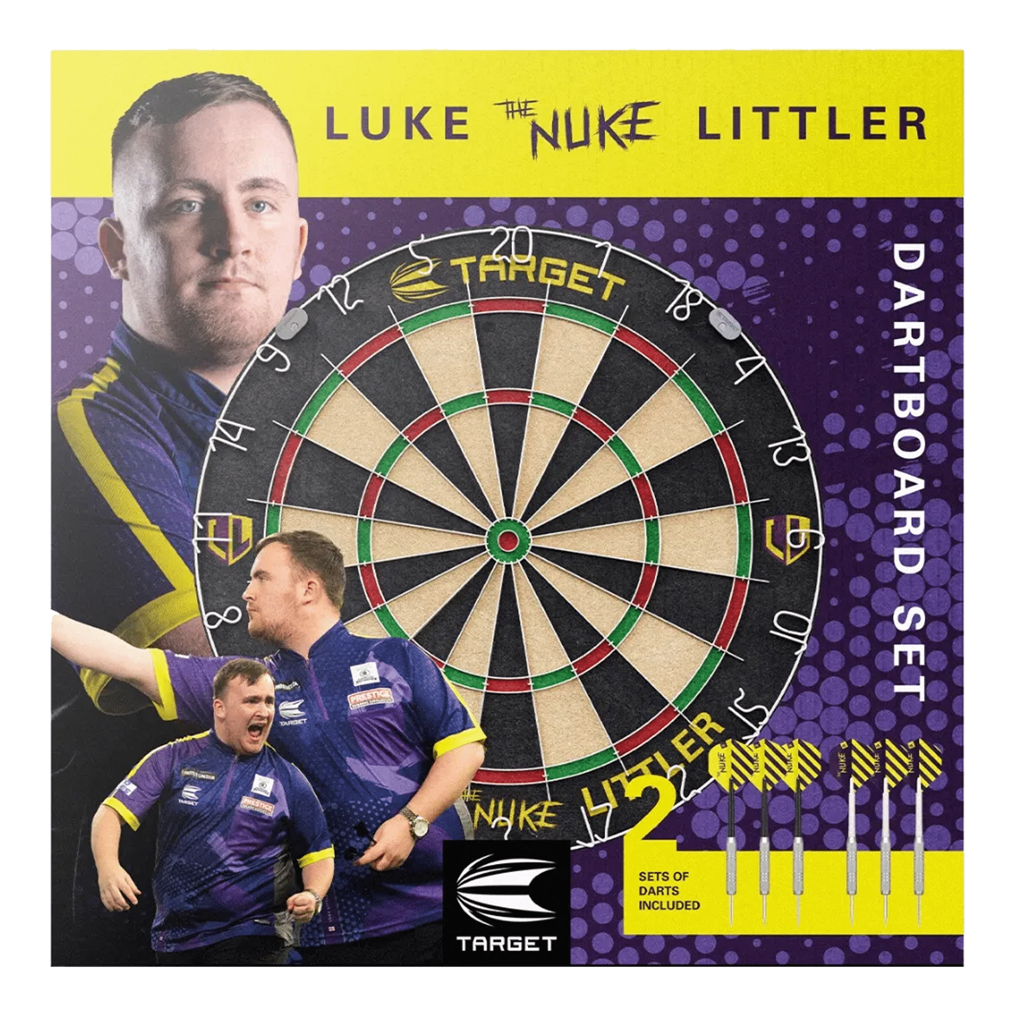 Luke Littler - Dartboard Set