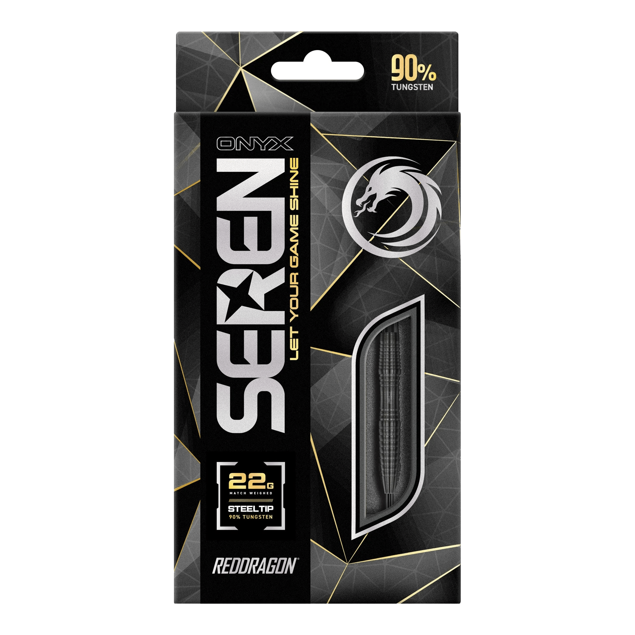 Seren 3 Onyx - 90% Tungsten Steel Tip Darts