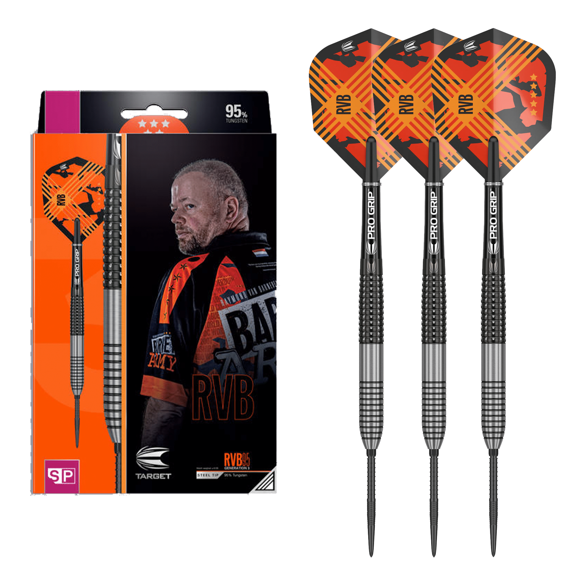 RVB Gen 3 Swiss Point - 95% Tungsten Steel Tip Darts
