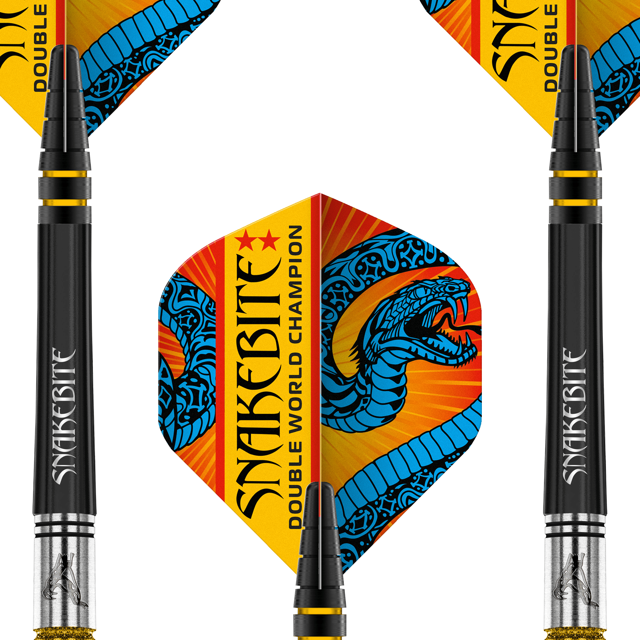 Peter Wright Double World Champion Special Edition Gold - 85% Tungsten Steel Tip Darts