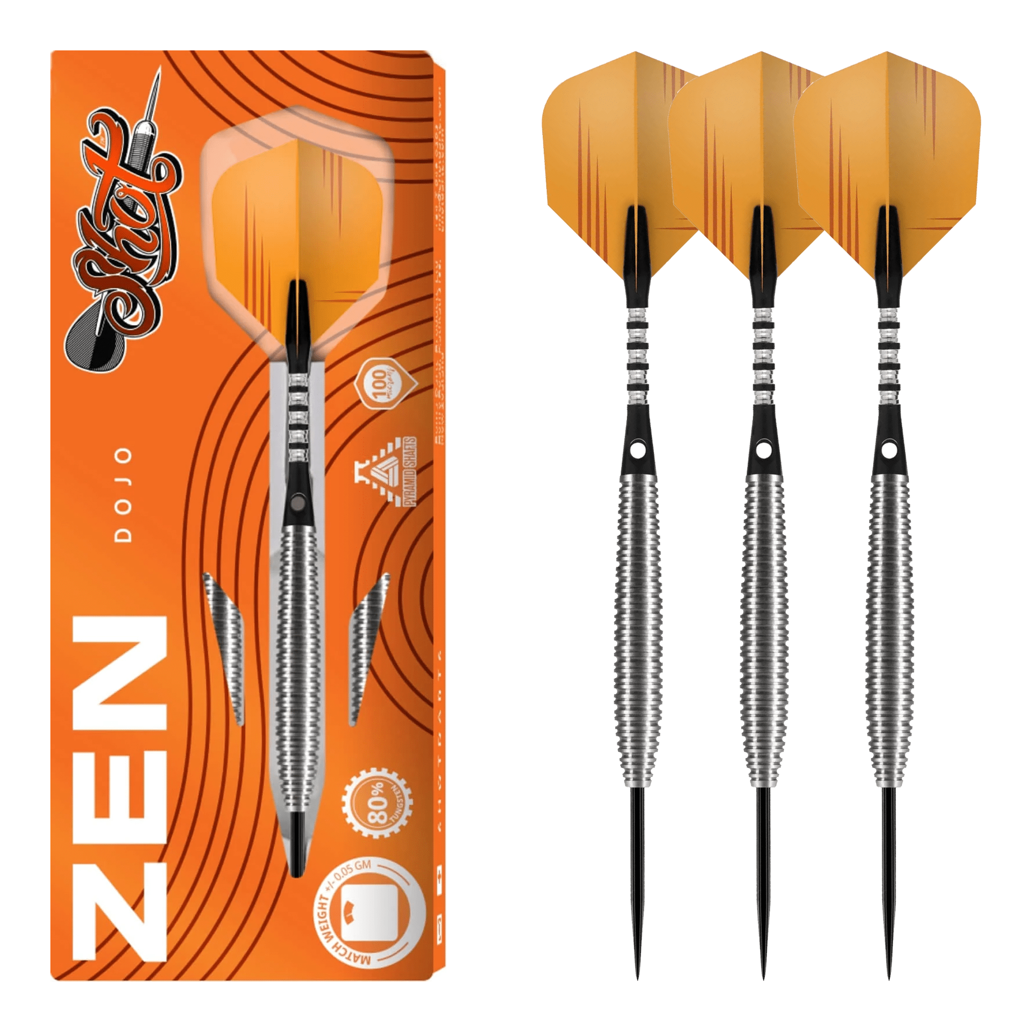Zen Dojo - 80% Tungsten Steel Tip Darts