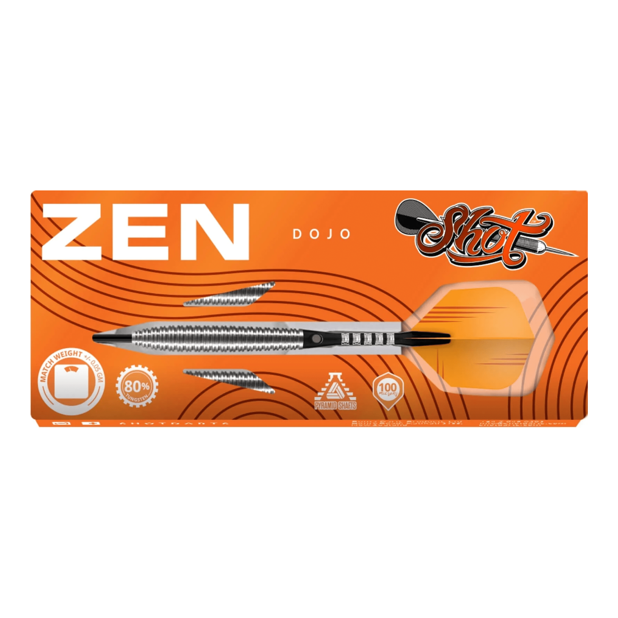 Zen Dojo - 80% Tungsten Steel Tip Darts