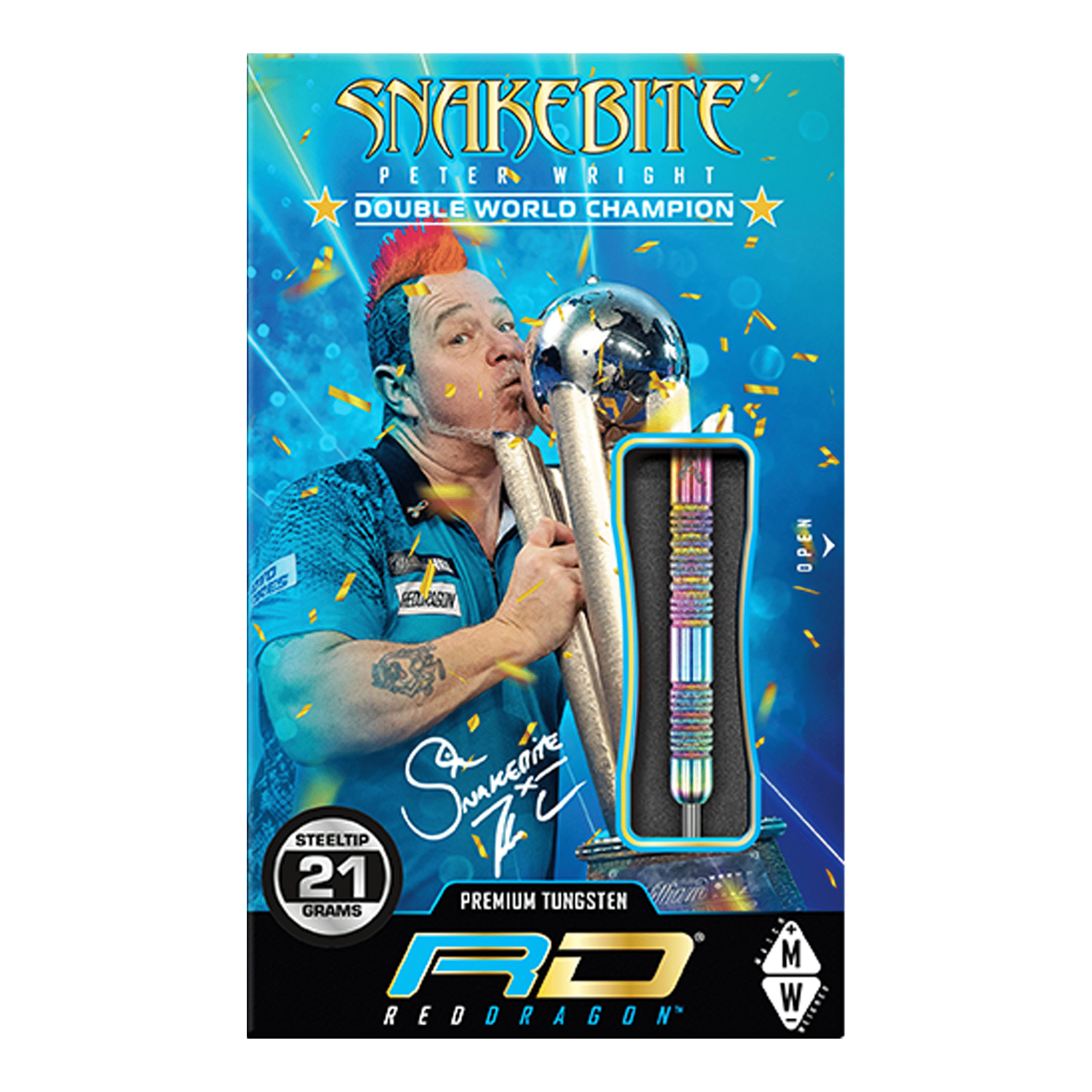 Peter Wright Diamond Fusion Spectron Special Edition - 90% Tungsten Steel Tip Darts
